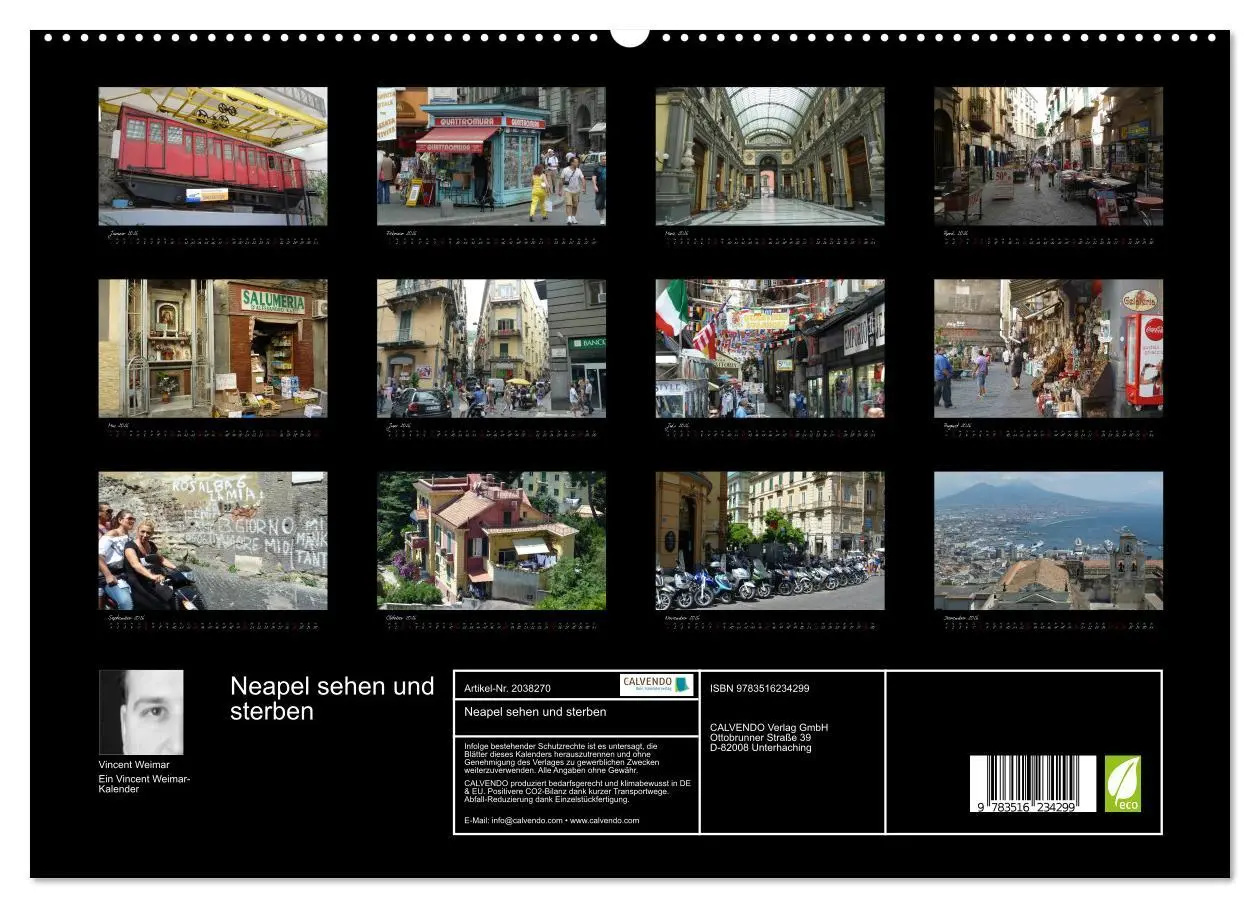 Bild: 9783516234299 | Neapel sehen und sterben (hochwertiger Premium Wandkalender 2026...