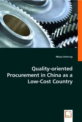 Cover: 9783836484299 | Quality-oriented Procurement in China as a Low-Cost Country | Ostertag