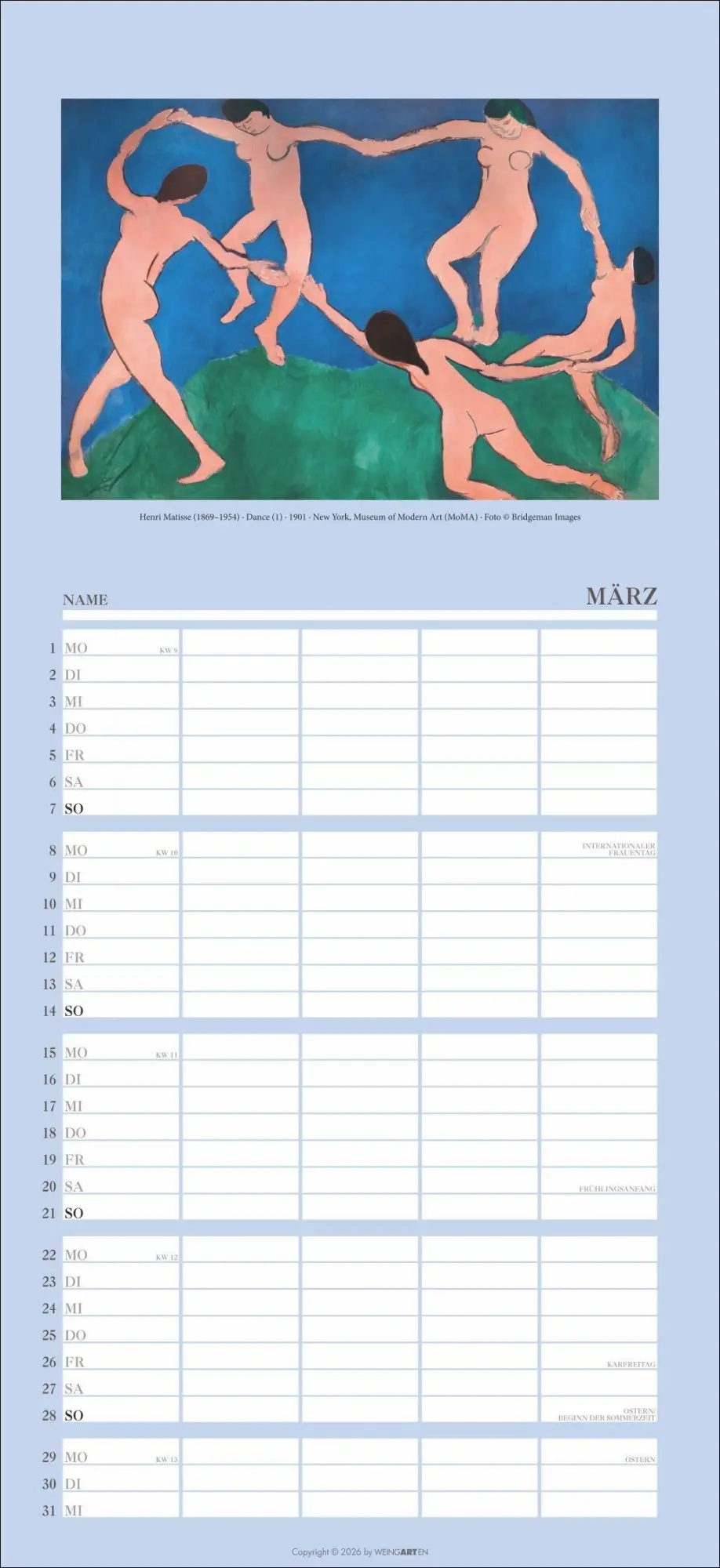 Bild: 9783839904299 | Kunst Familienplaner 2027 | Kandinsky | Kalender | 15 S. | Deutsch