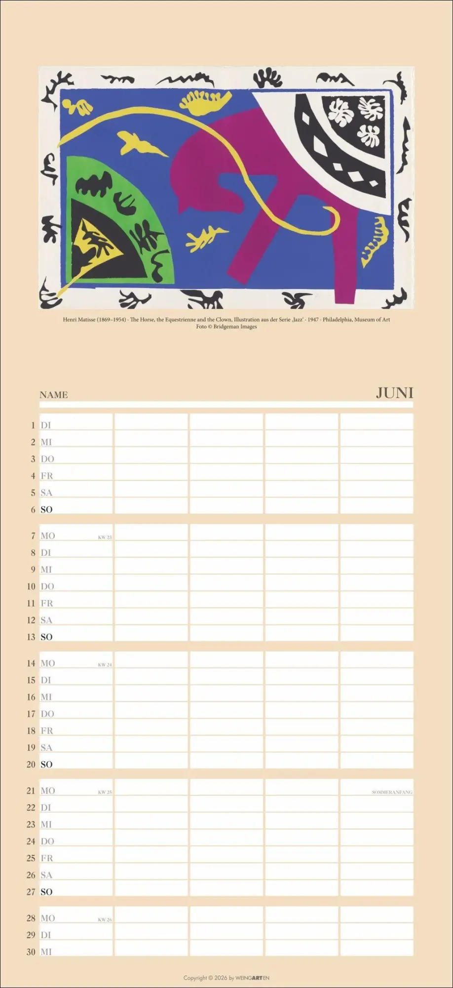 Bild: 9783839904299 | Kunst Familienplaner 2027 | Kandinsky | Kalender | 15 S. | Deutsch