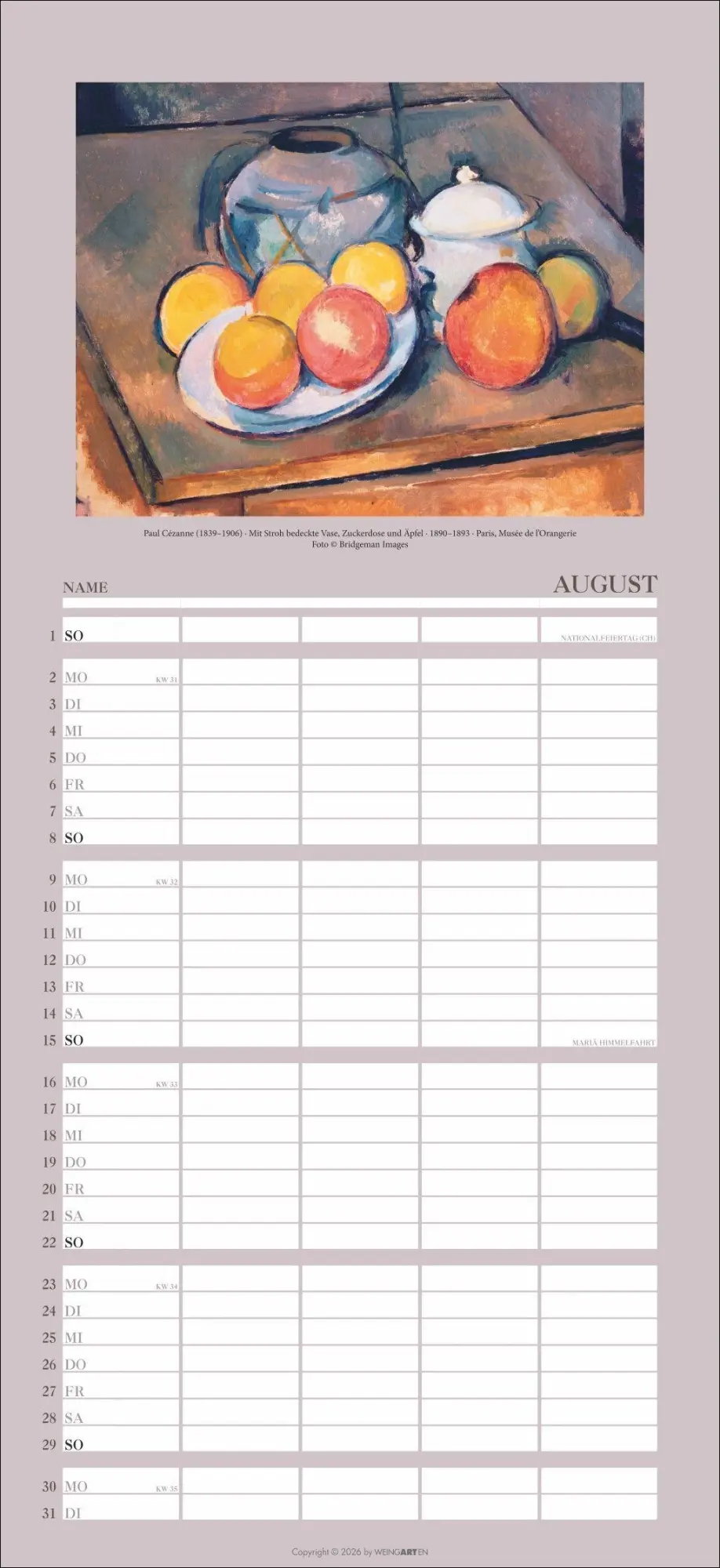 Bild: 9783839904299 | Kunst Familienplaner 2027 | Kandinsky | Kalender | 15 S. | Deutsch