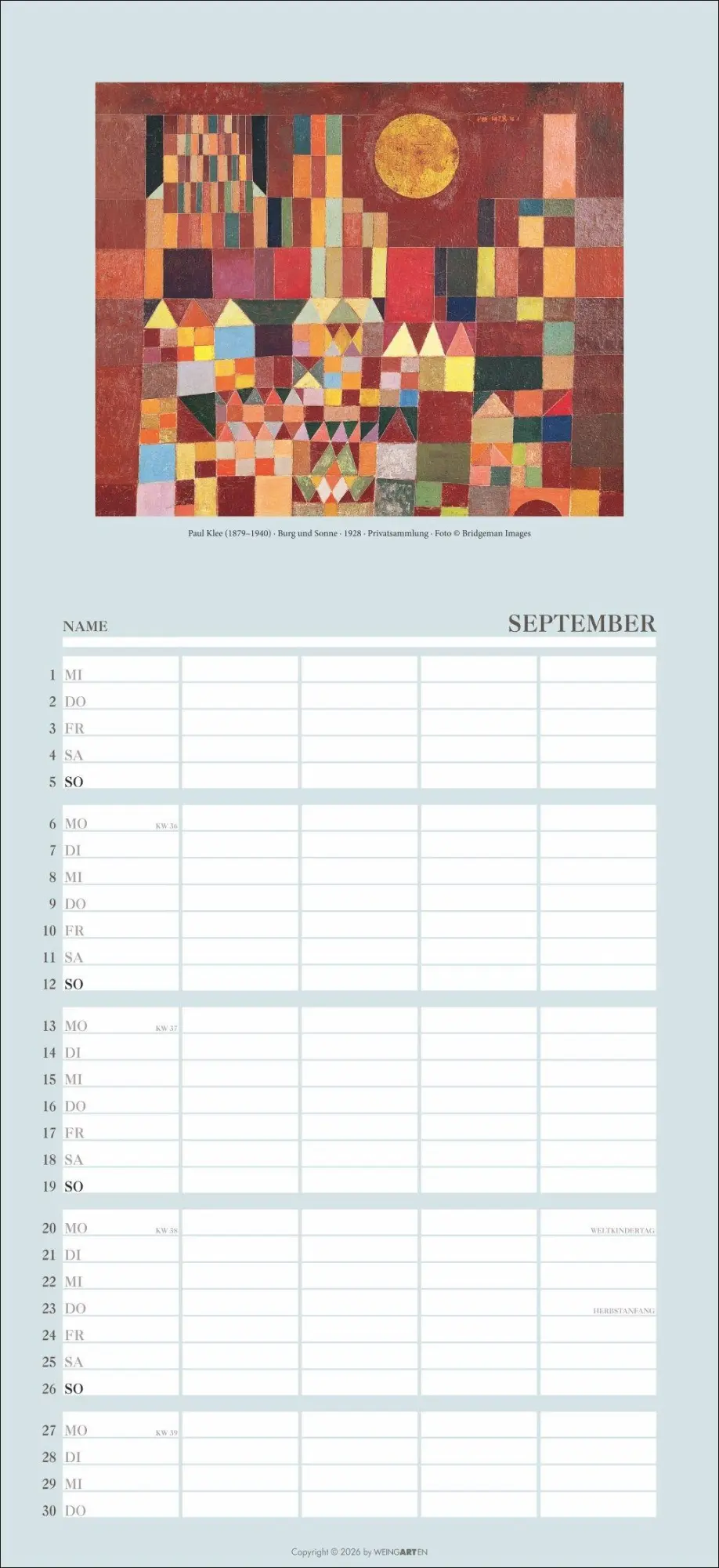Bild: 9783839904299 | Kunst Familienplaner 2027 | Kandinsky | Kalender | 15 S. | Deutsch