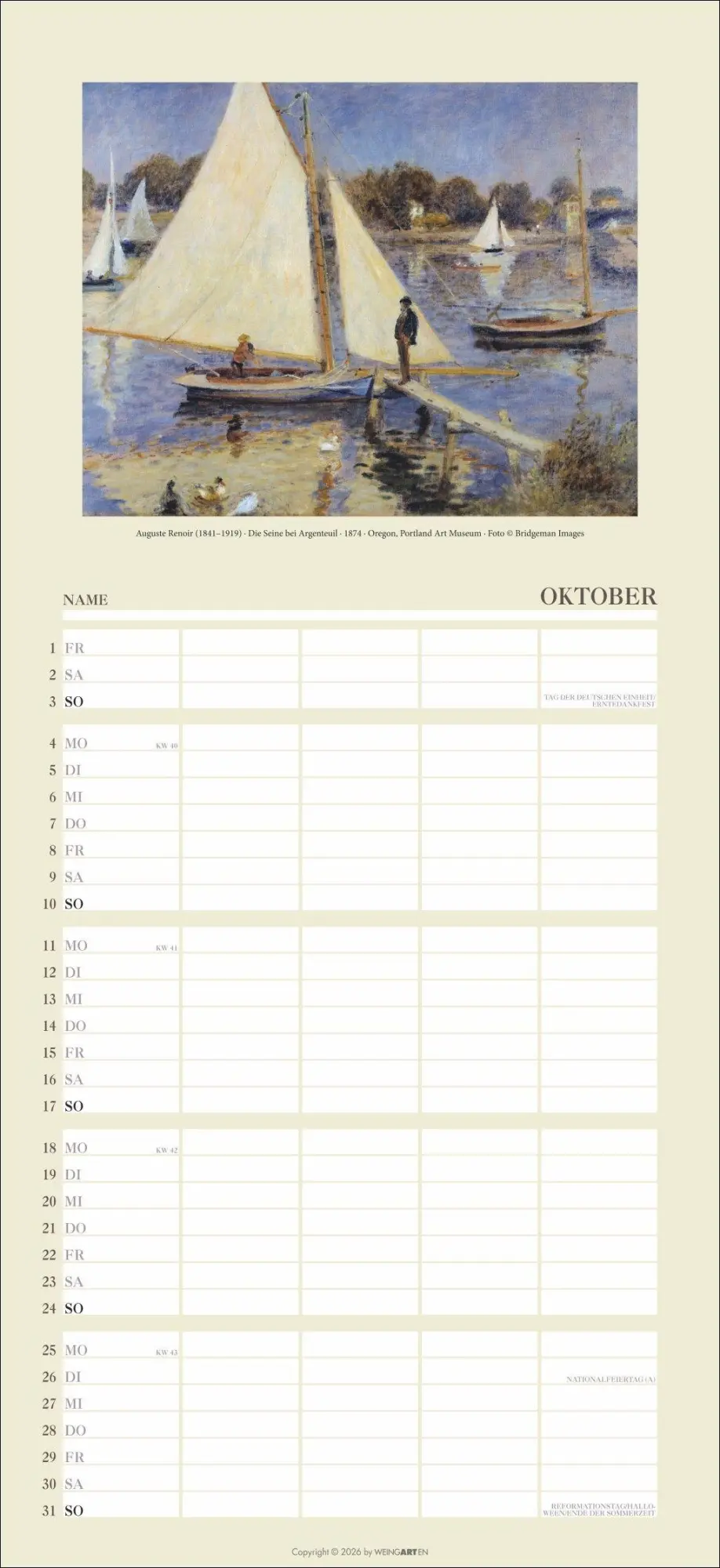 Bild: 9783839904299 | Kunst Familienplaner 2027 | Kandinsky | Kalender | 15 S. | Deutsch
