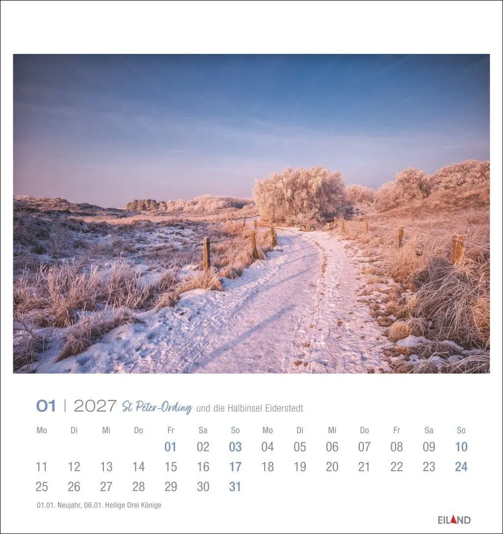 Bild: 9783964024299 | St. Peter-Ording und die Halbinsel Eiderstedt Postkartenkalender...