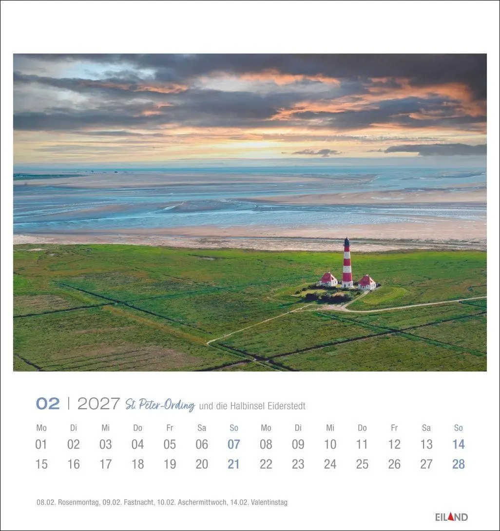 Bild: 9783964024299 | St. Peter-Ording und die Halbinsel Eiderstedt Postkartenkalender...