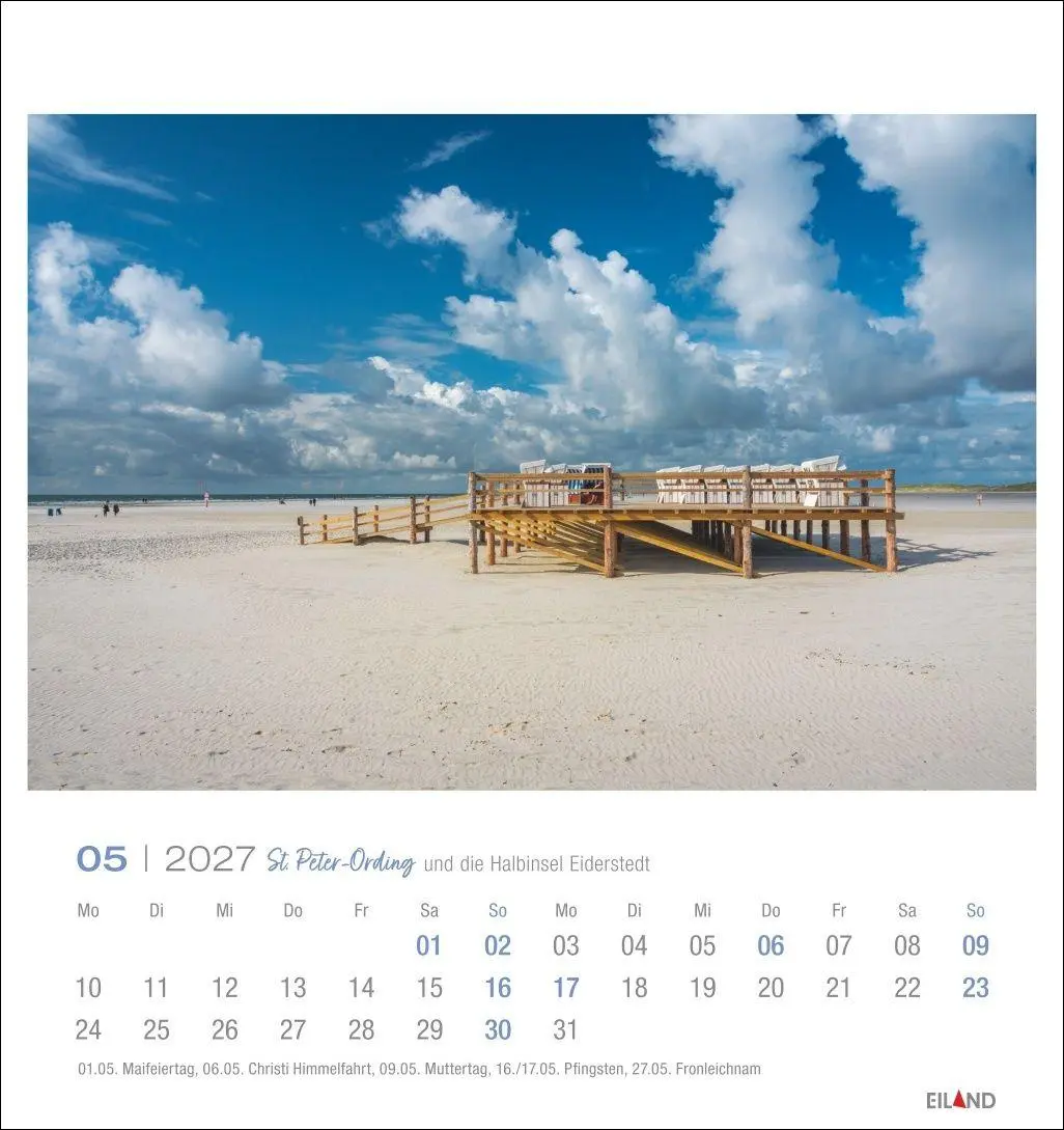 Bild: 9783964024299 | St. Peter-Ording und die Halbinsel Eiderstedt Postkartenkalender...