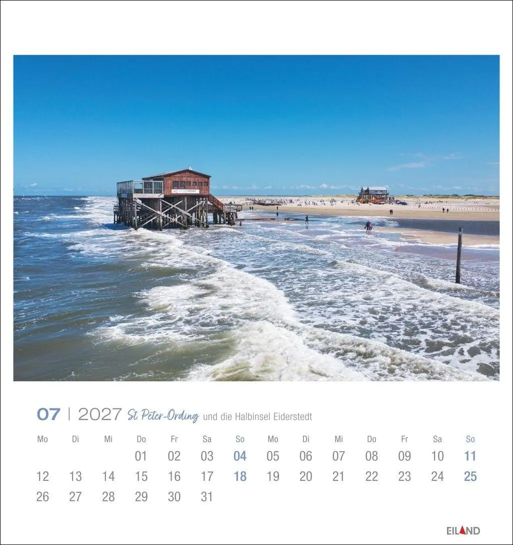 Bild: 9783964024299 | St. Peter-Ording und die Halbinsel Eiderstedt Postkartenkalender...