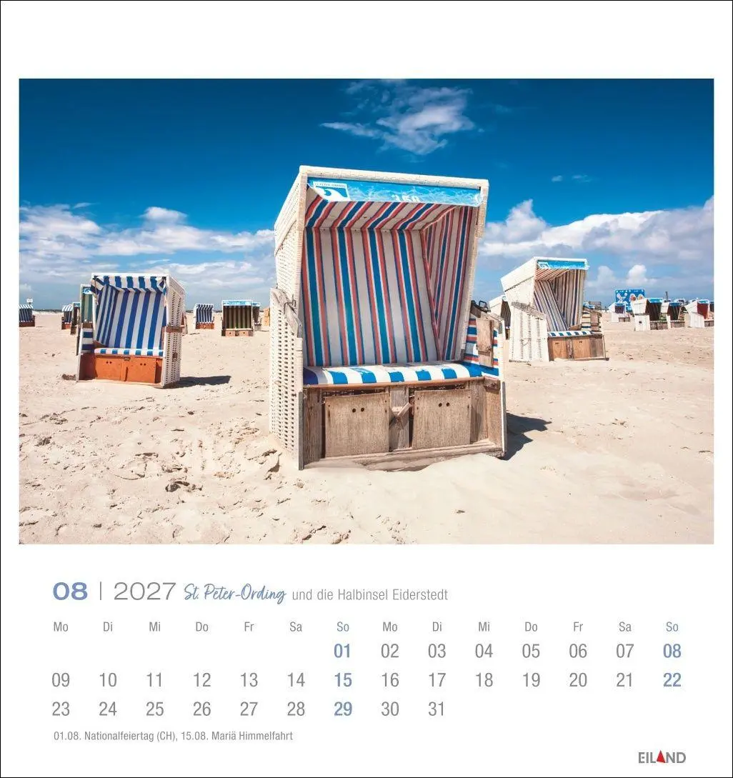 Bild: 9783964024299 | St. Peter-Ording und die Halbinsel Eiderstedt Postkartenkalender...