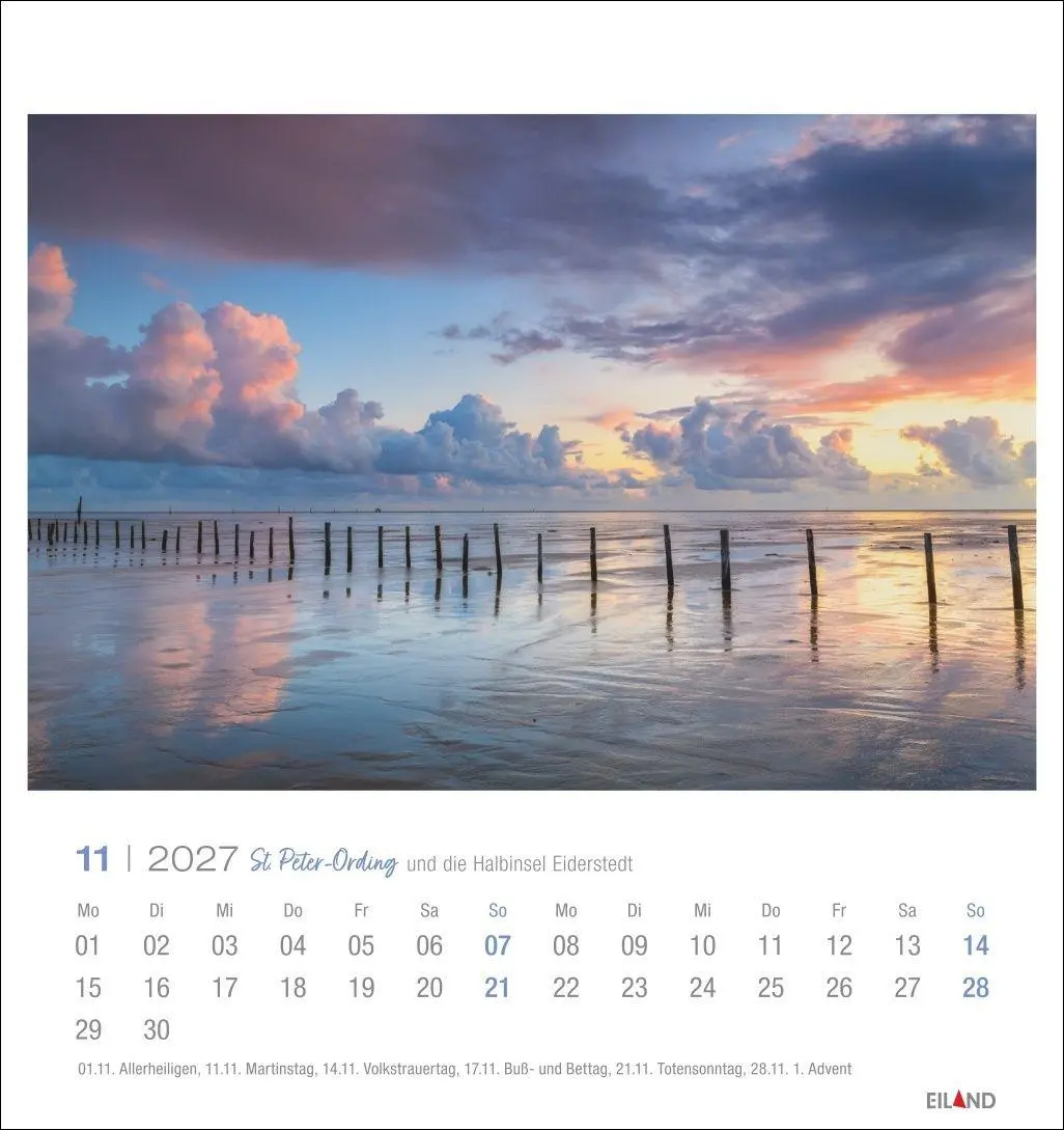 Bild: 9783964024299 | St. Peter-Ording und die Halbinsel Eiderstedt Postkartenkalender...