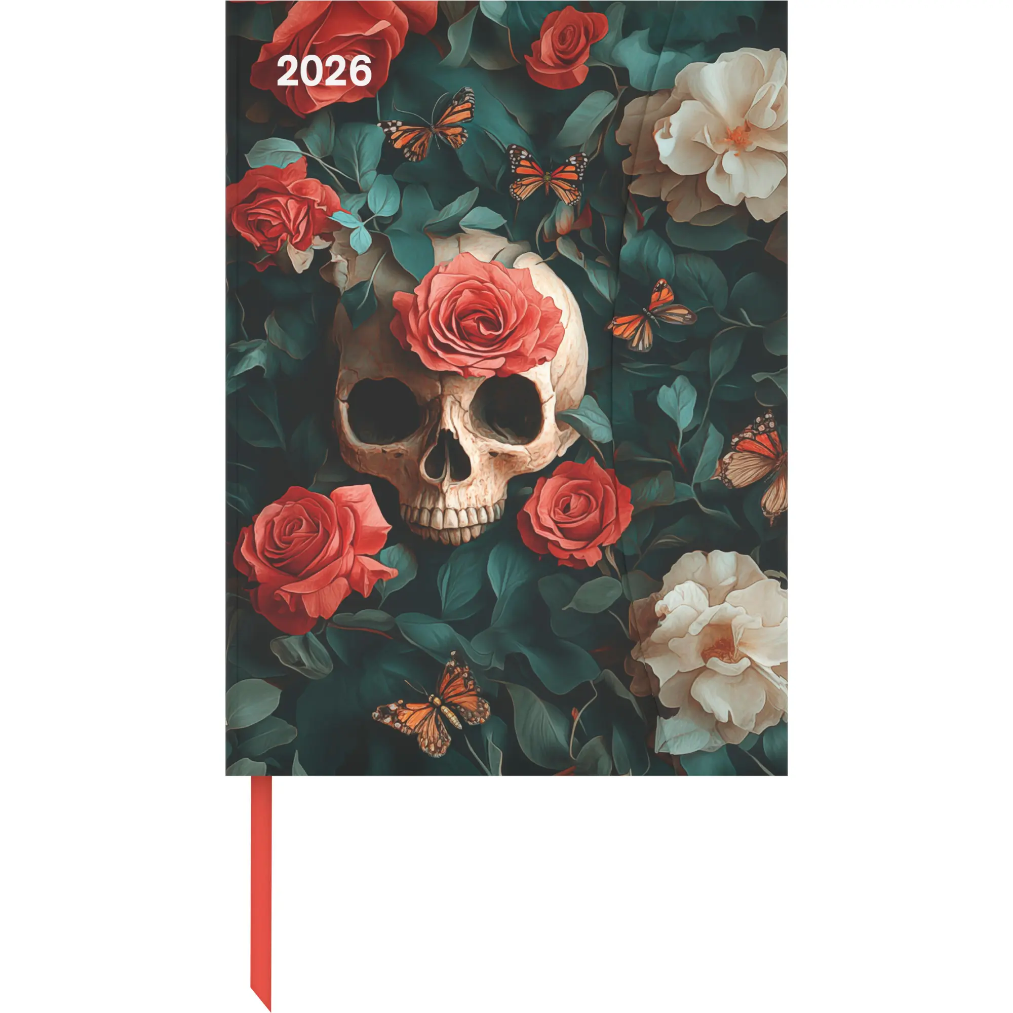 Cover: 4069095004399 | Skull 2026 - Diary - Buchkalender - Taschenkalender - 16x22 | Neumann
