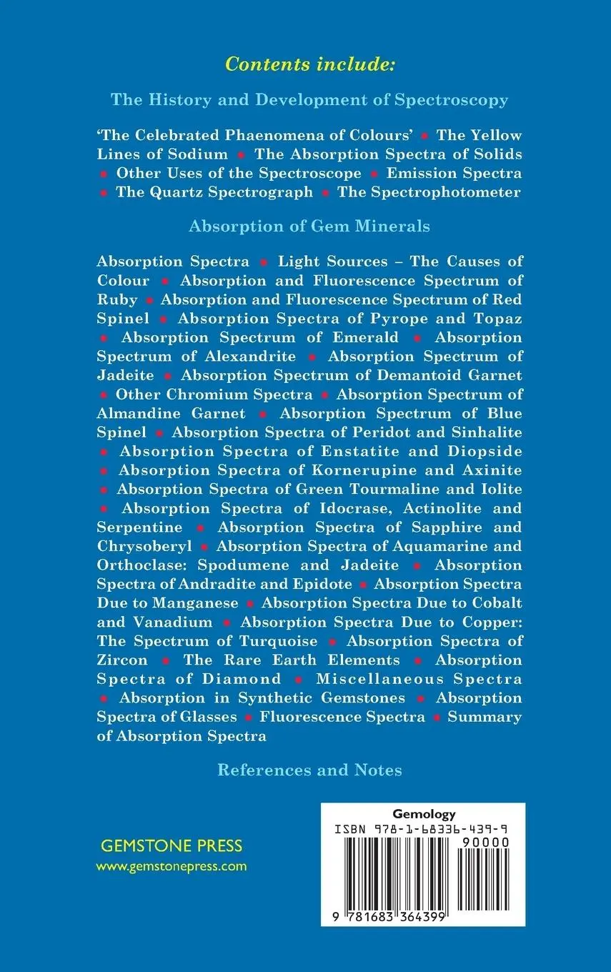 Rückseite: 9781683364399 | The Spectroscope and Gemmology | Basil Anderson (u. a.) | Buch | 2006