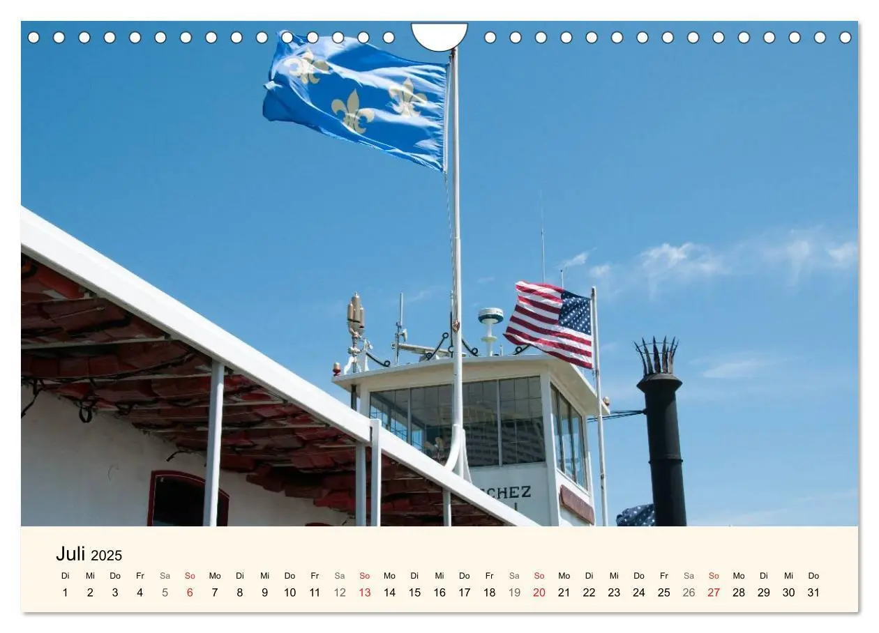Bild: 9783435734399 | Sommer in New Orleans (Wandkalender 2025 DIN A4 quer), CALVENDO...