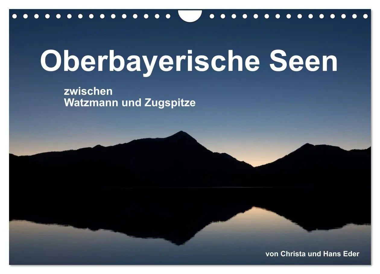 Cover: 9783516224399 | Oberbayerische Seen (Wandkalender 2026 DIN A4 quer), CALVENDO...