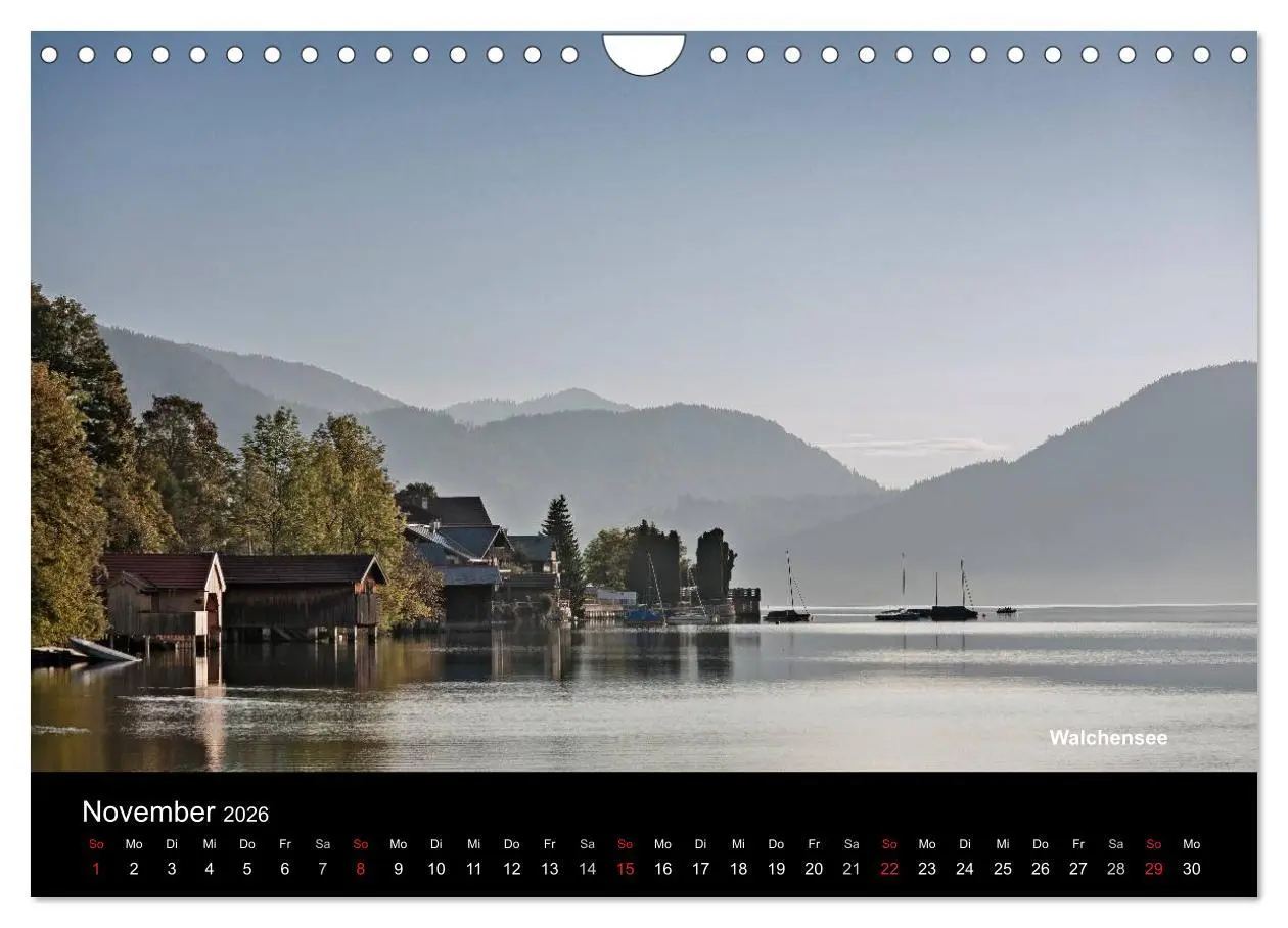Bild: 9783516224399 | Oberbayerische Seen (Wandkalender 2026 DIN A4 quer), CALVENDO...