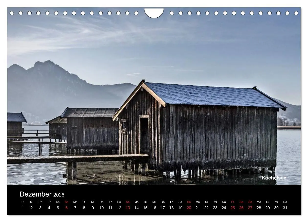 Bild: 9783516224399 | Oberbayerische Seen (Wandkalender 2026 DIN A4 quer), CALVENDO...
