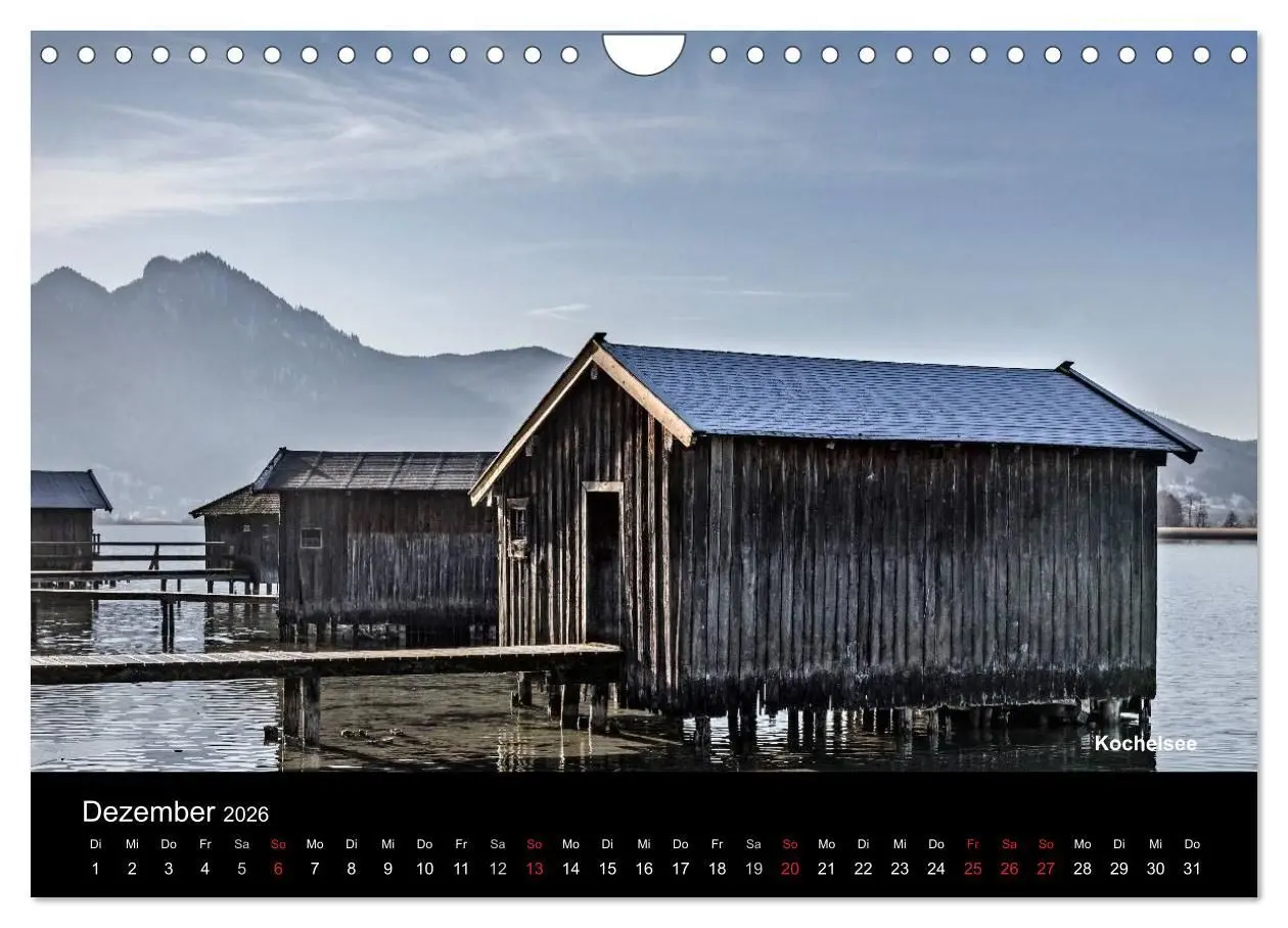 Bild: 9783516224399 | Oberbayerische Seen (Wandkalender 2026 DIN A4 quer), CALVENDO...
