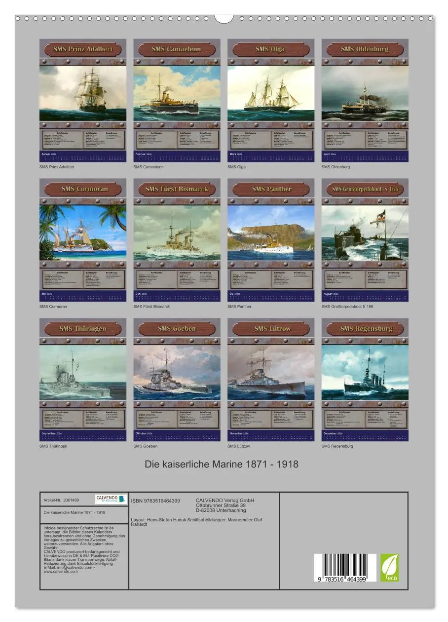 Bild: 9783516464399 | Die kaiserliche Marine 1871 - 1918 (hochwertiger Premium...
