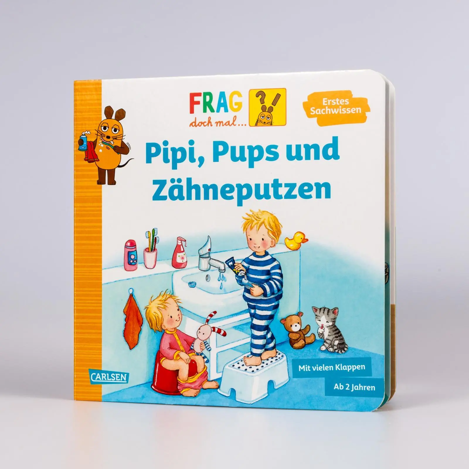 Bild: 9783551254399 | Frag doch mal ... die Maus: Pipi, Pups und Zähneputzen | Petra Klose