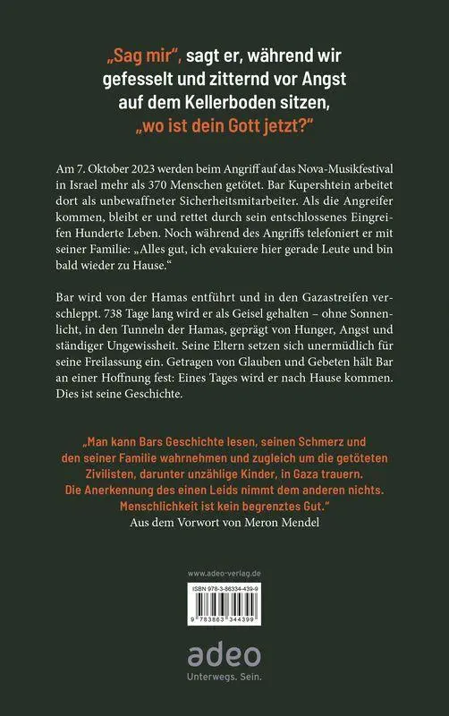 Bild: 9783863344399 | Ungebrochen - Mein Wille zu leben | 738 Tage als Geisel der Hamas