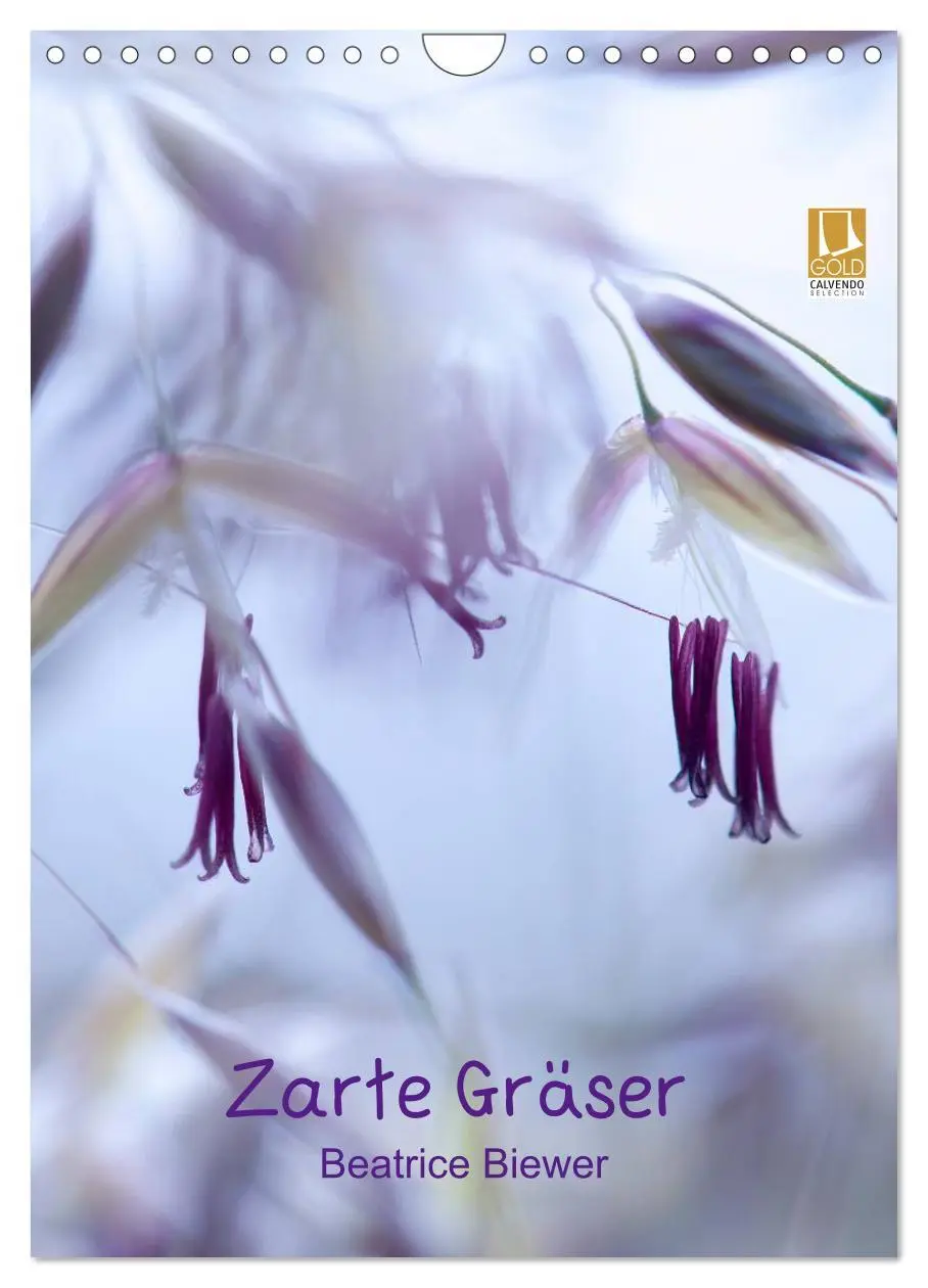 Cover: 9783516454499 | Zarte Gräser (Wandkalender 2026 DIN A4 hoch), CALVENDO Monatskalender