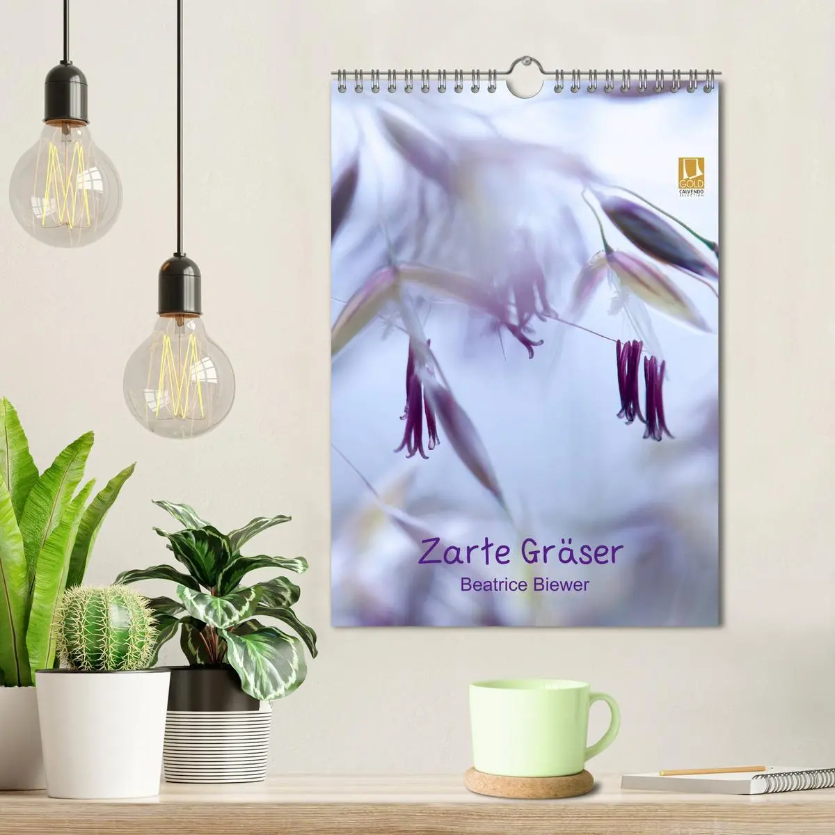 Bild: 9783516454499 | Zarte Gräser (Wandkalender 2026 DIN A4 hoch), CALVENDO Monatskalender