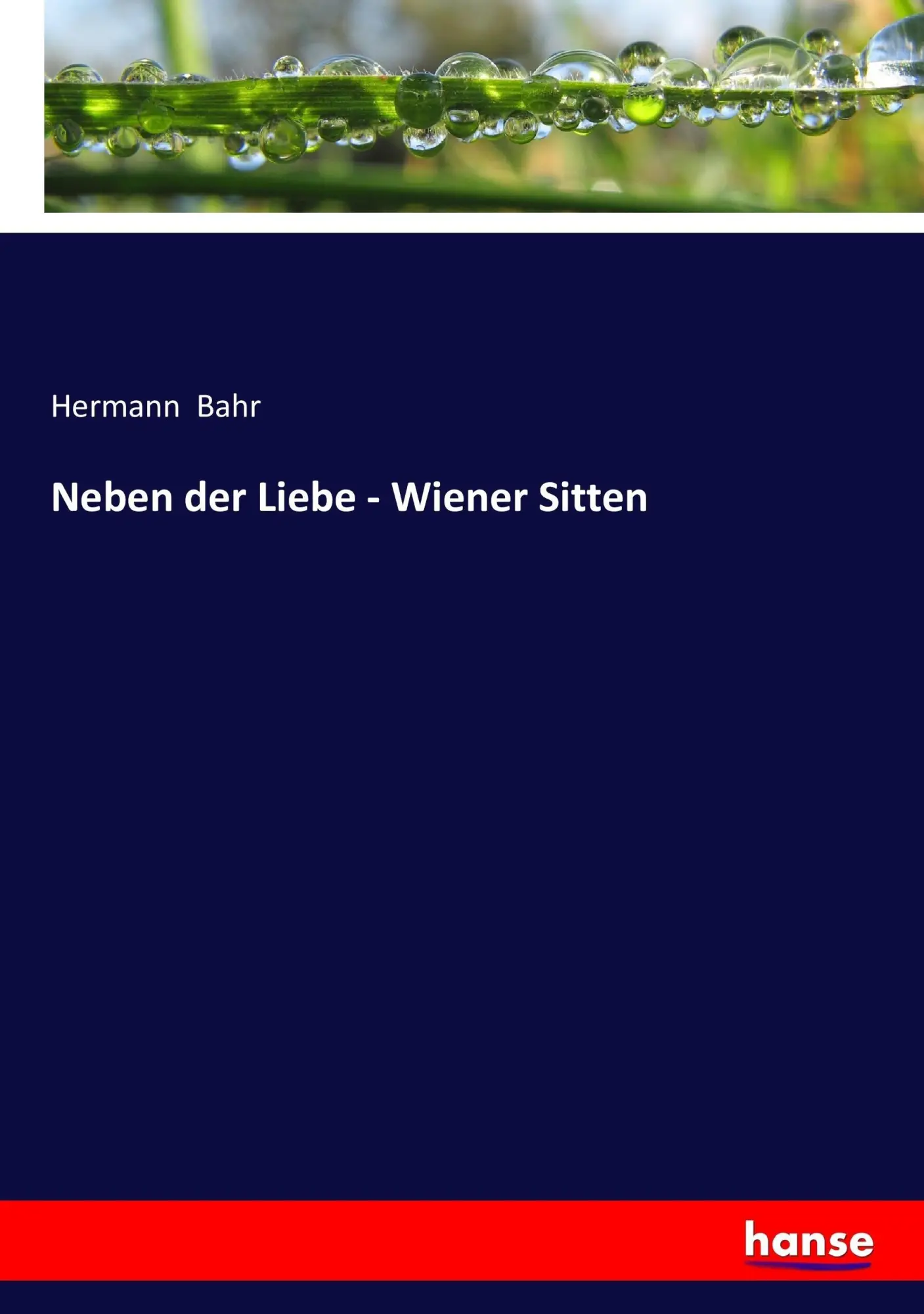 Cover: 9783744604499 | Neben der Liebe - Wiener Sitten | Hermann Bahr | Taschenbuch | 236 S.