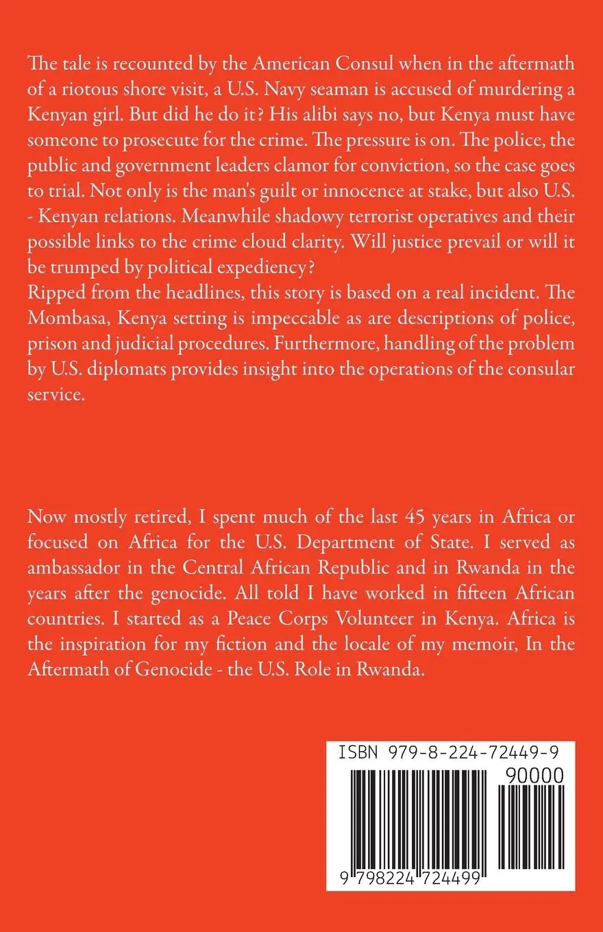 Rückseite: 9798224724499 | Murder in Mombasa | Robert Gribbin | Taschenbuch | Englisch | 2013