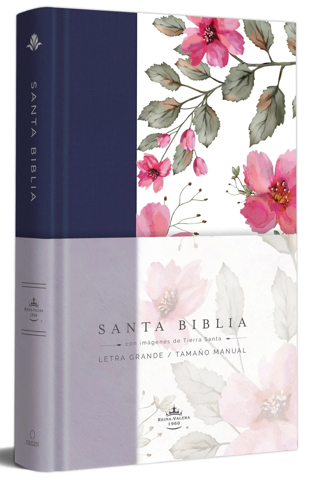 Cover: 9781644734599 | Biblia Rvr 1960 Letra Grande. Tapa Dura Tela Azul Púrpura Con...