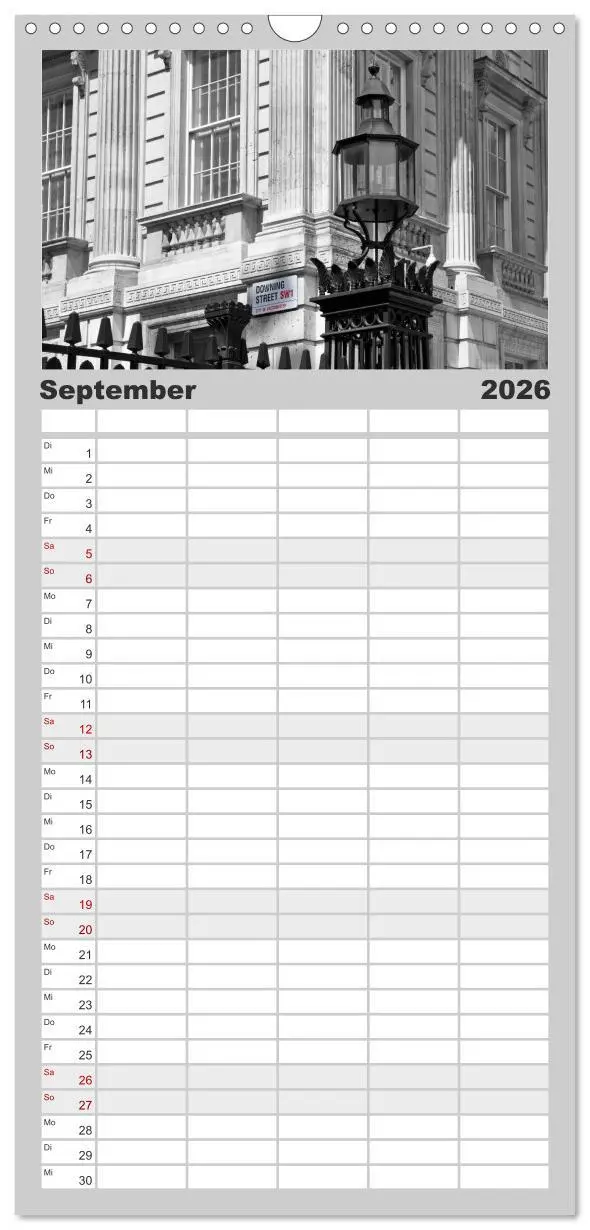 Bild: 9783516514599 | Familienplaner 2026 - LONDON Urbaner Flair mit 5 Spalten...