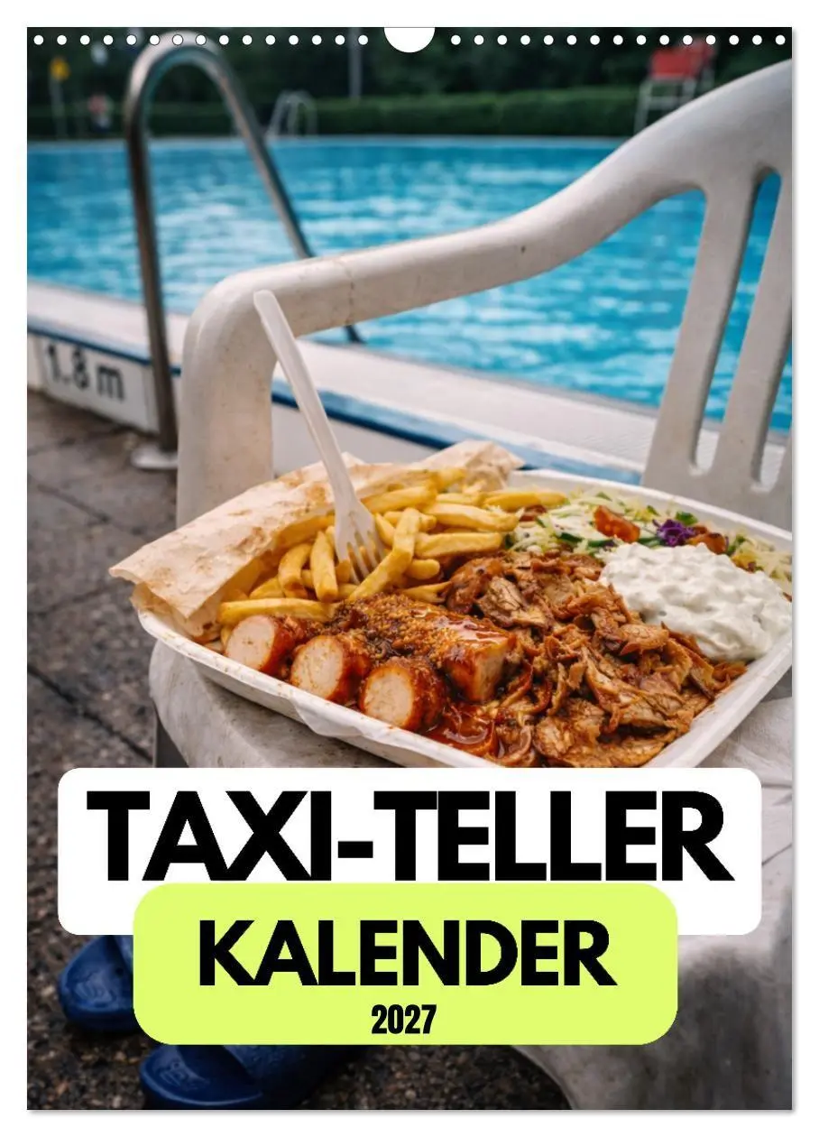 Cover: 9783516754599 | Taxi-Teller-Kalender (Wandkalender 2027 DIN A3 hoch), CALVENDO...