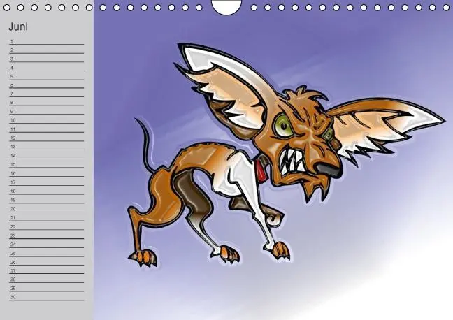 Bild: 9783660444599 | Hunde-Geburtstagskalender / Witziger Cartoon-Kalender (Wandkalender...