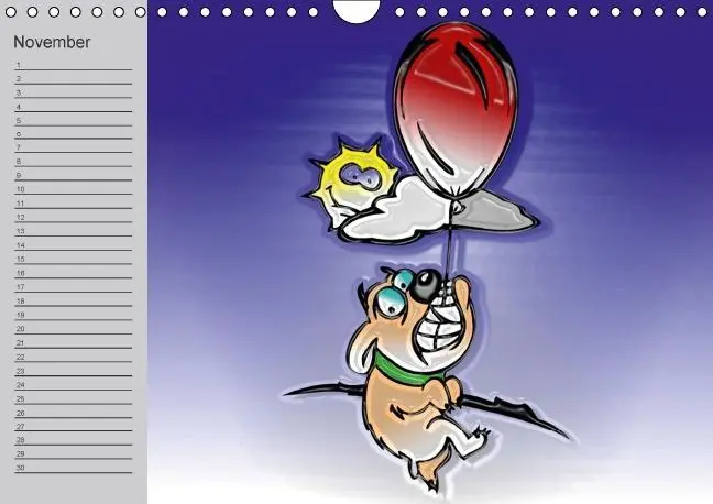 Bild: 9783660444599 | Hunde-Geburtstagskalender / Witziger Cartoon-Kalender (Wandkalender...