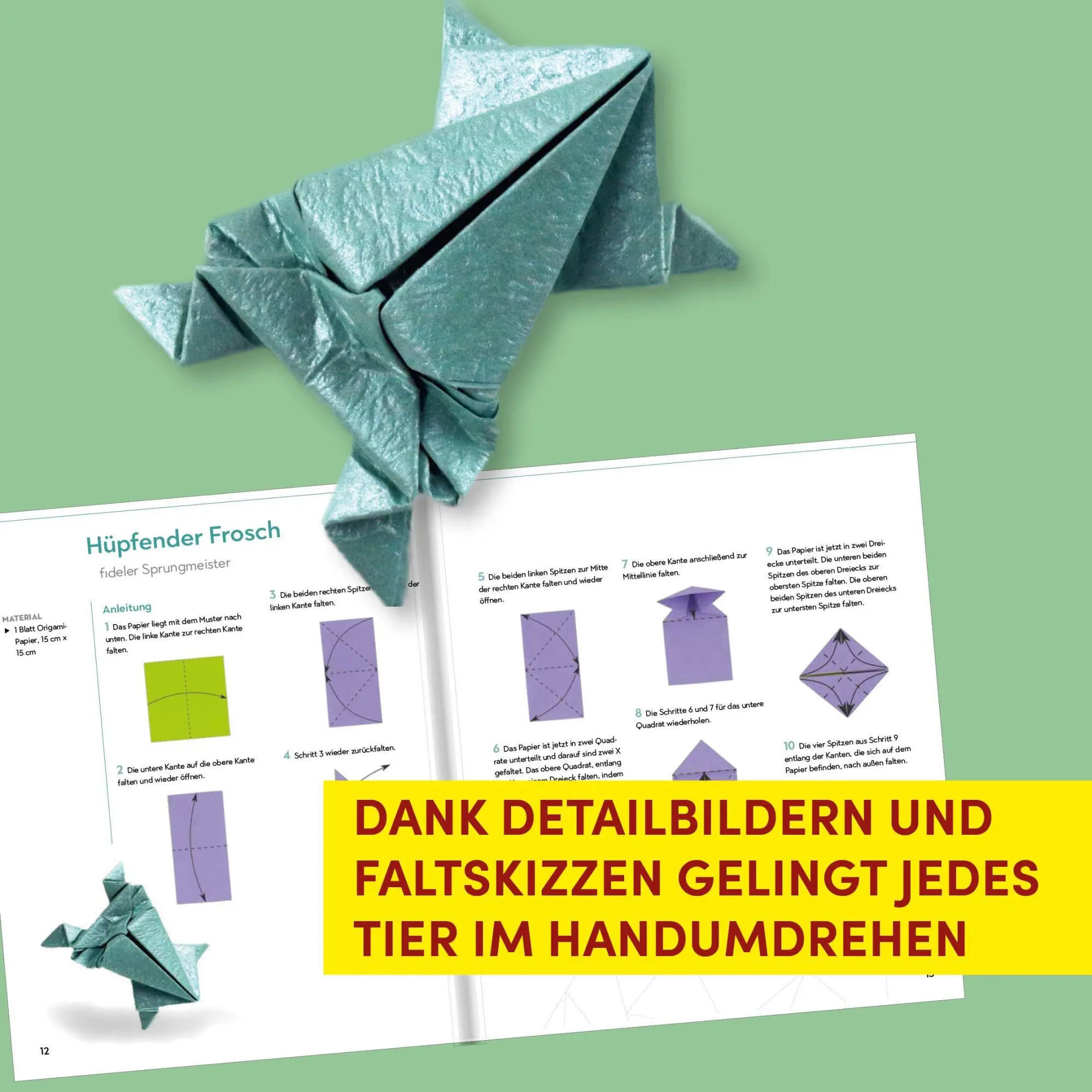 Bild: 9783735854599 | Faszinierende Origami-Tierparade | Nancy Neumann | Taschenbuch | 64 S.