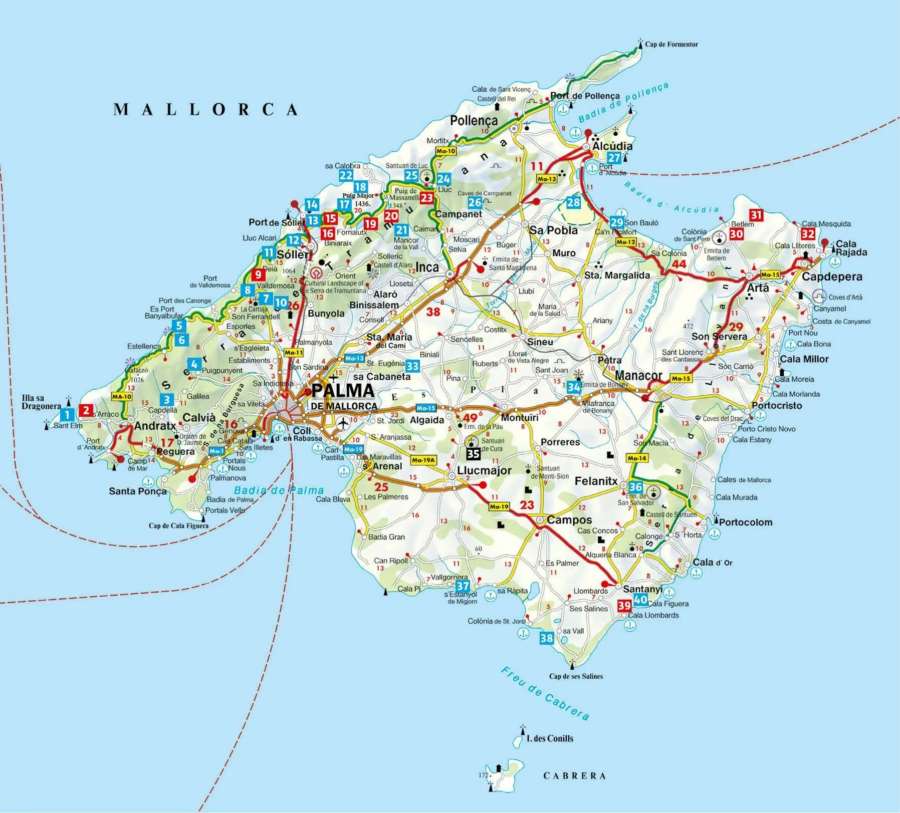 Bild: 9783763334599 | ROTHER Wanderbuch Leichte Wanderungen Mallorca. 40 Genusswanderungen