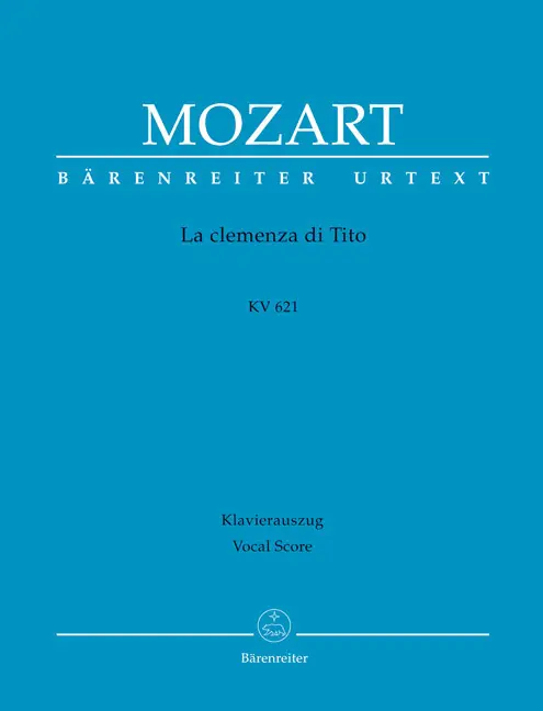 Cover: 9790006574599 | La clemenza di Tito KV 621, Klavierauszug vokal, Urtextausgabe | Buch