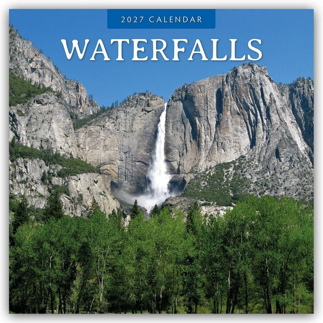 Cover: 9781837014699 | Waterfalls - Wasserfälle 2027 - 16-Monatskalender | Robin Red | 28 S.