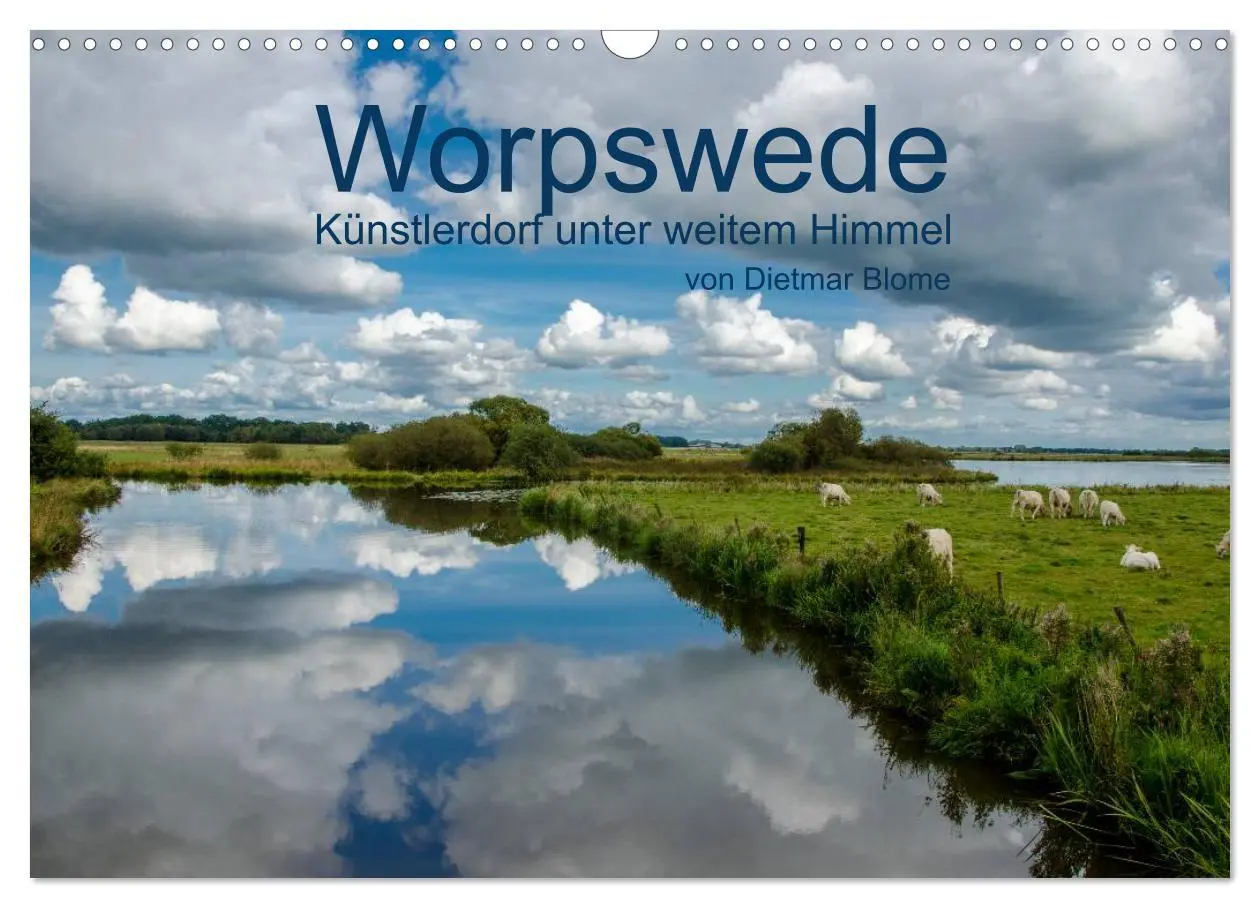Cover: 9783516054699 | Worpswede - Künstlerdorf unter weitem Himmel (Wandkalender 2026 DIN...