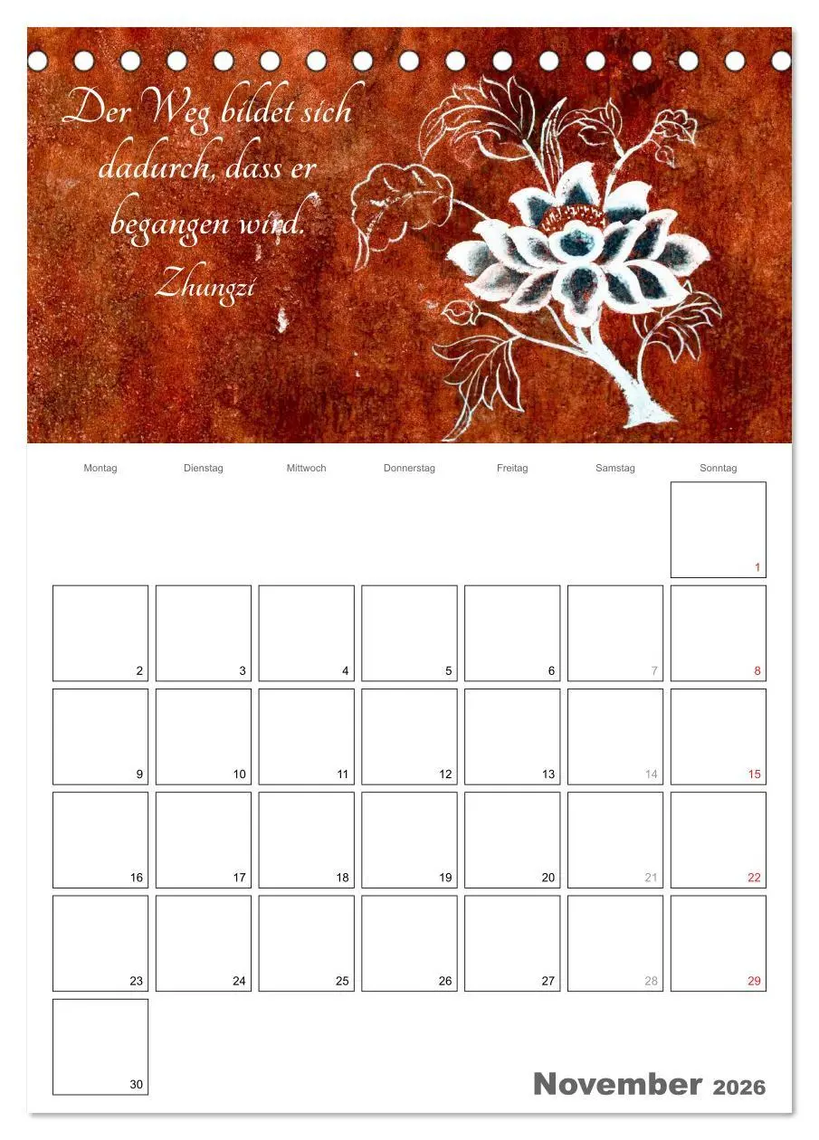 Bild: 9783516434699 | Harmonie und Freude Buddhistische Weisheiten 2026 (Tischkalender...