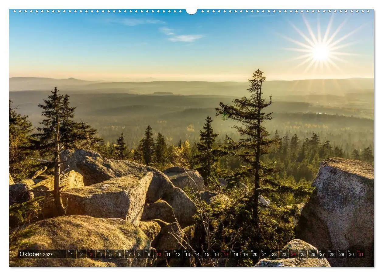 Bild: 9783569904699 | Zauberhaftes Fichtelgebirge (hochwertiger Premium Wandkalender 2027...
