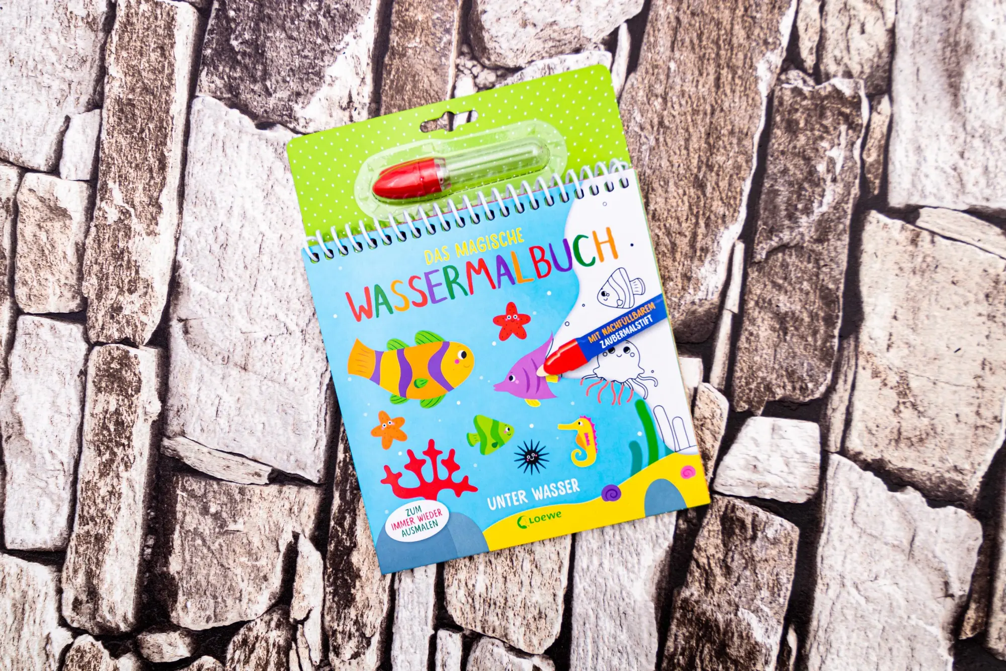 Bild: 9783743214699 | Das magische Wassermalbuch - Unter Wasser | Sabine Gschwender | Buch