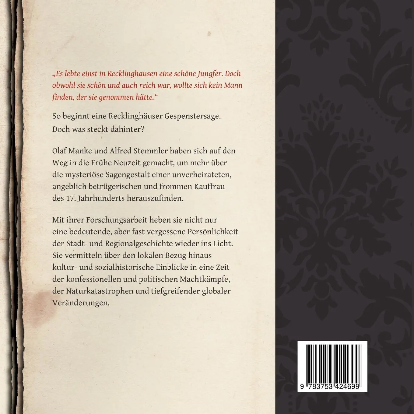 Rückseite: 9783753424699 | Die Tochter des Hexenjägers | Olaf Manke (u. a.) | Taschenbuch | 2022