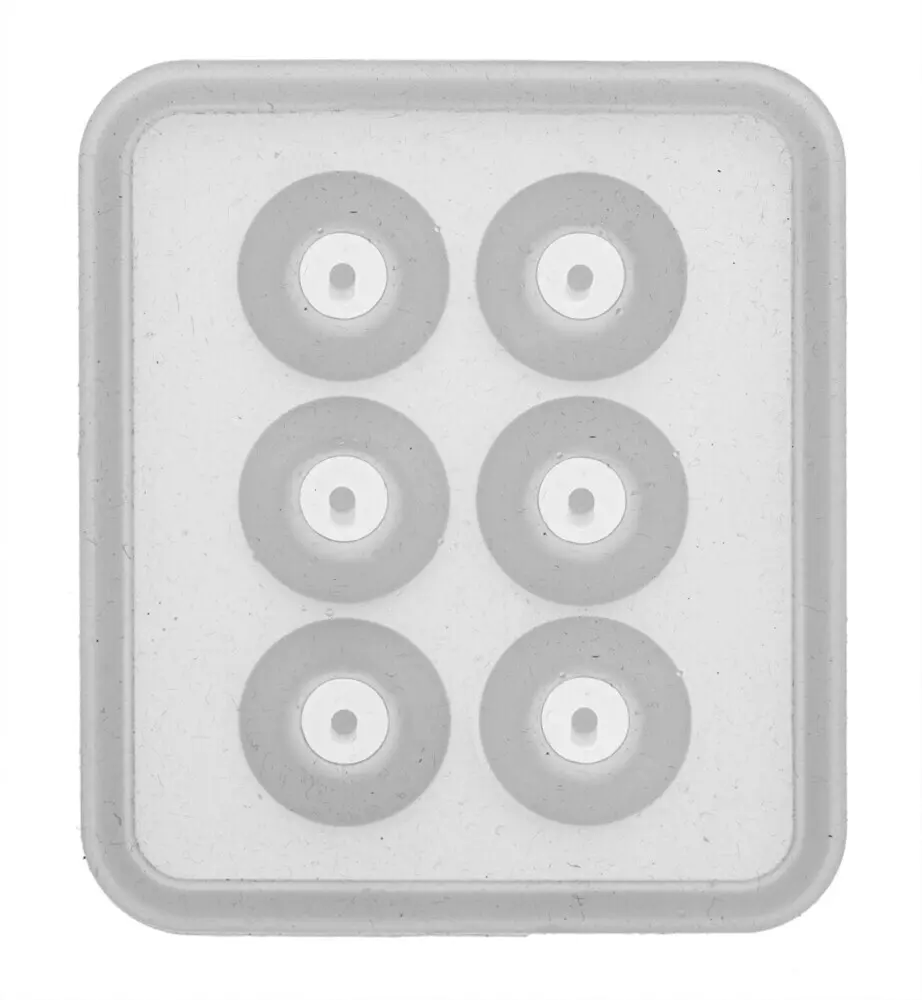 Silikon-Form 6x7cm Kugel 12mm 6tlg