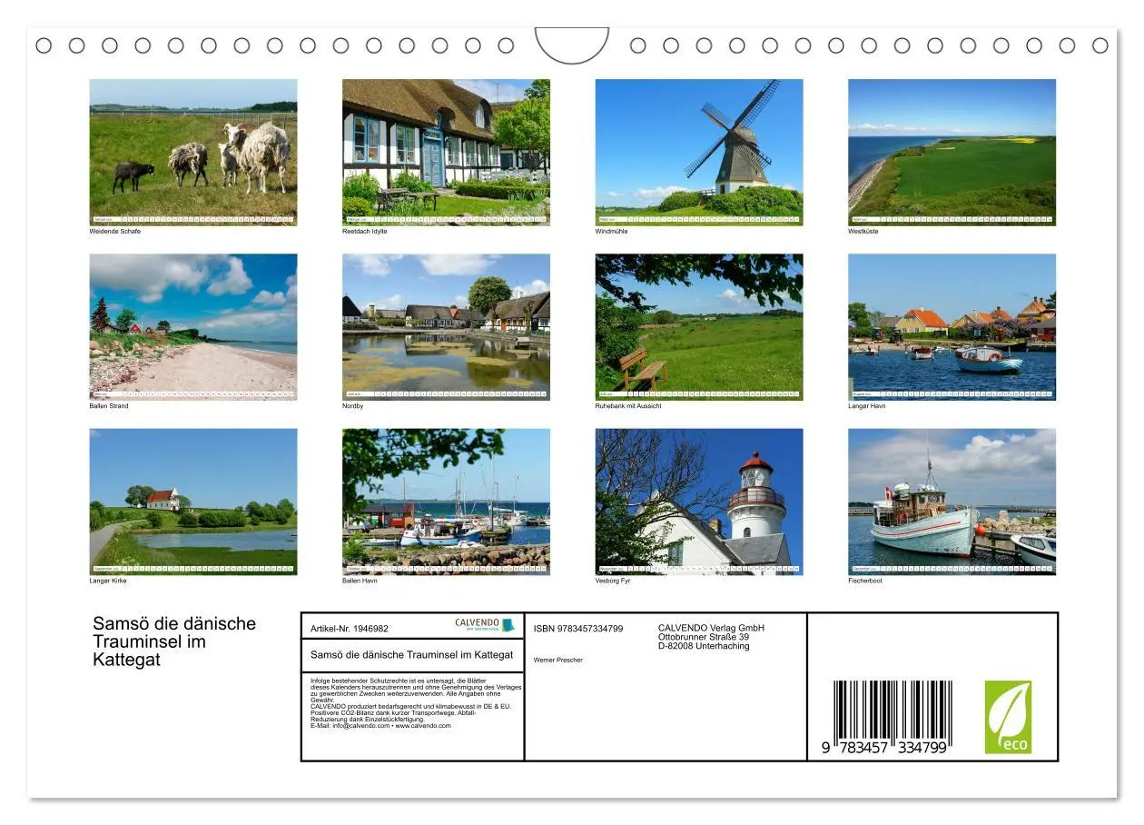 Bild: 9783457334799 | Samsö die dänische Trauminsel im Kattegat (Wandkalender 2026 DIN A4...