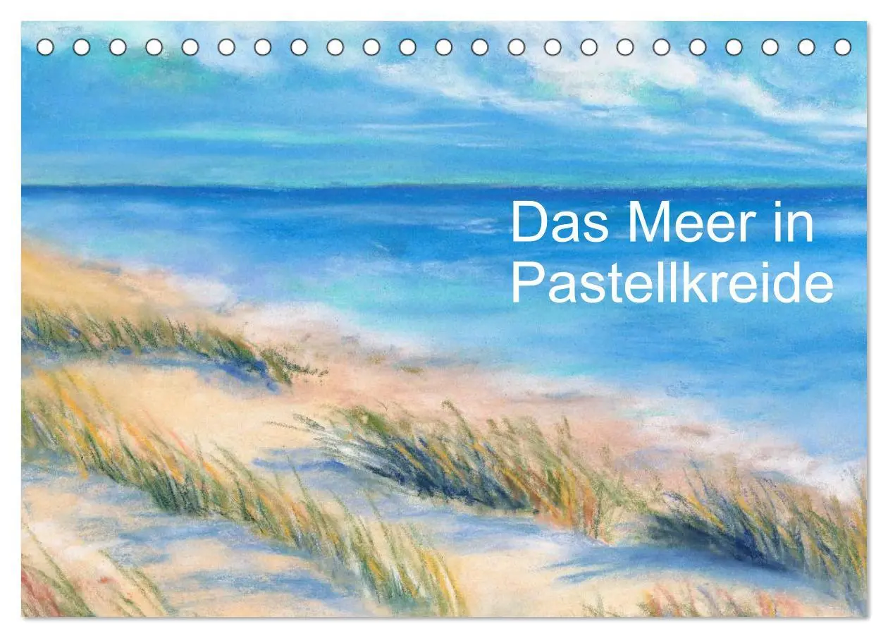 Cover: 9783457954799 | Das Meer in Pastellkreide (Tischkalender 2026 DIN A5 quer),...