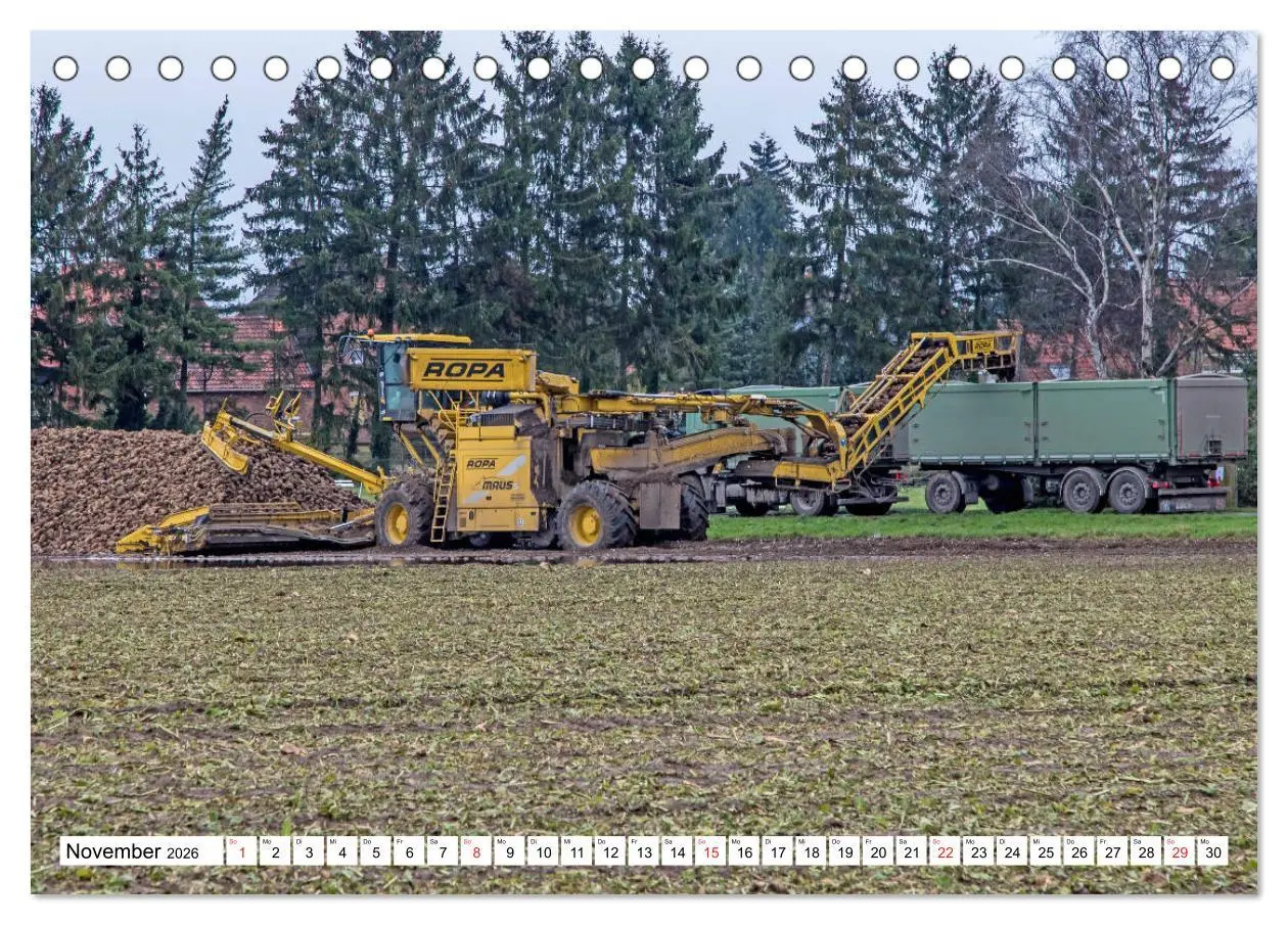Bild: 9783516044799 | Landmaschinen zum Anfassen nah (Tischkalender 2026 DIN A5 quer),...