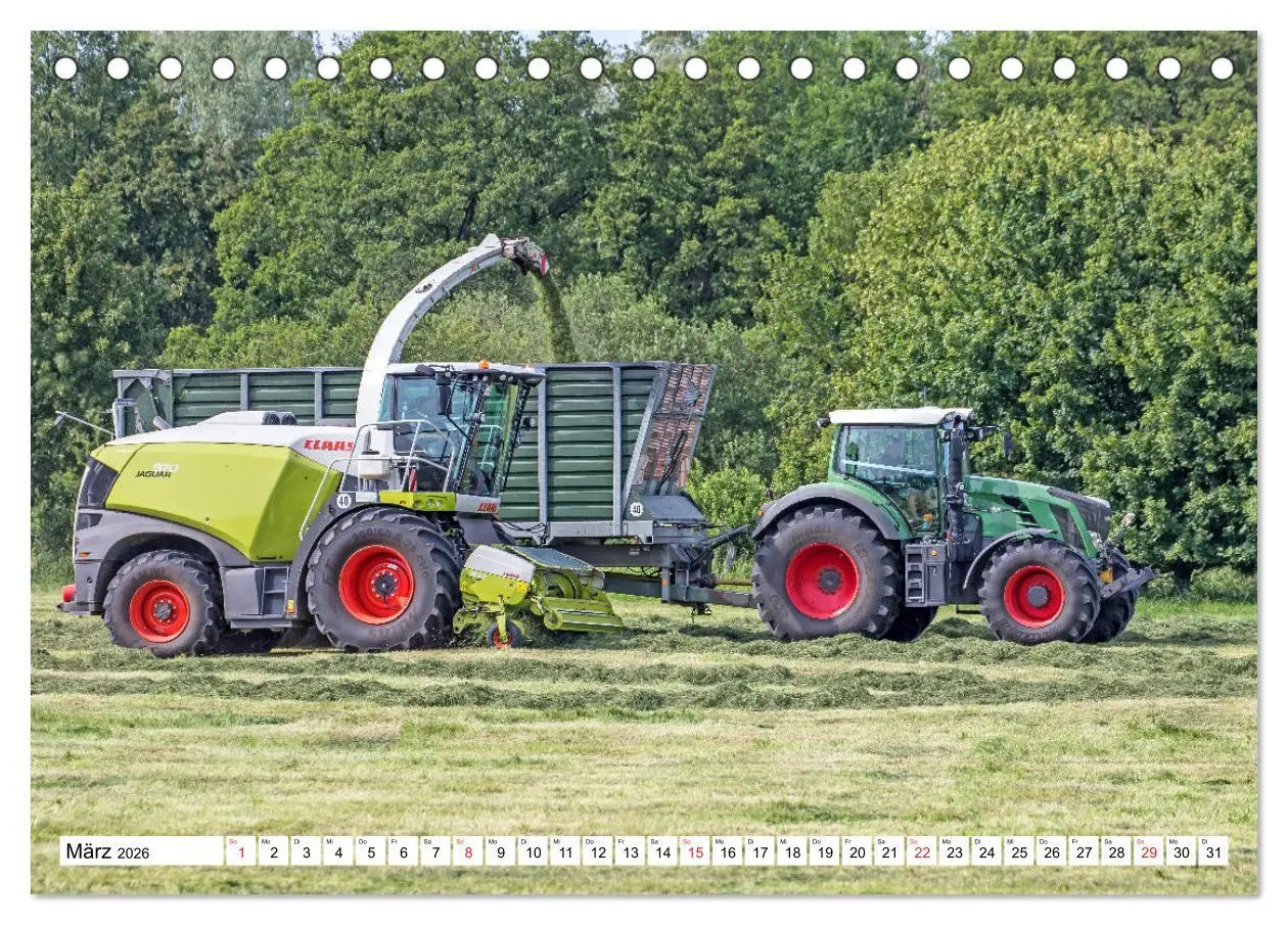Bild: 9783516044799 | Landmaschinen zum Anfassen nah (Tischkalender 2026 DIN A5 quer),...