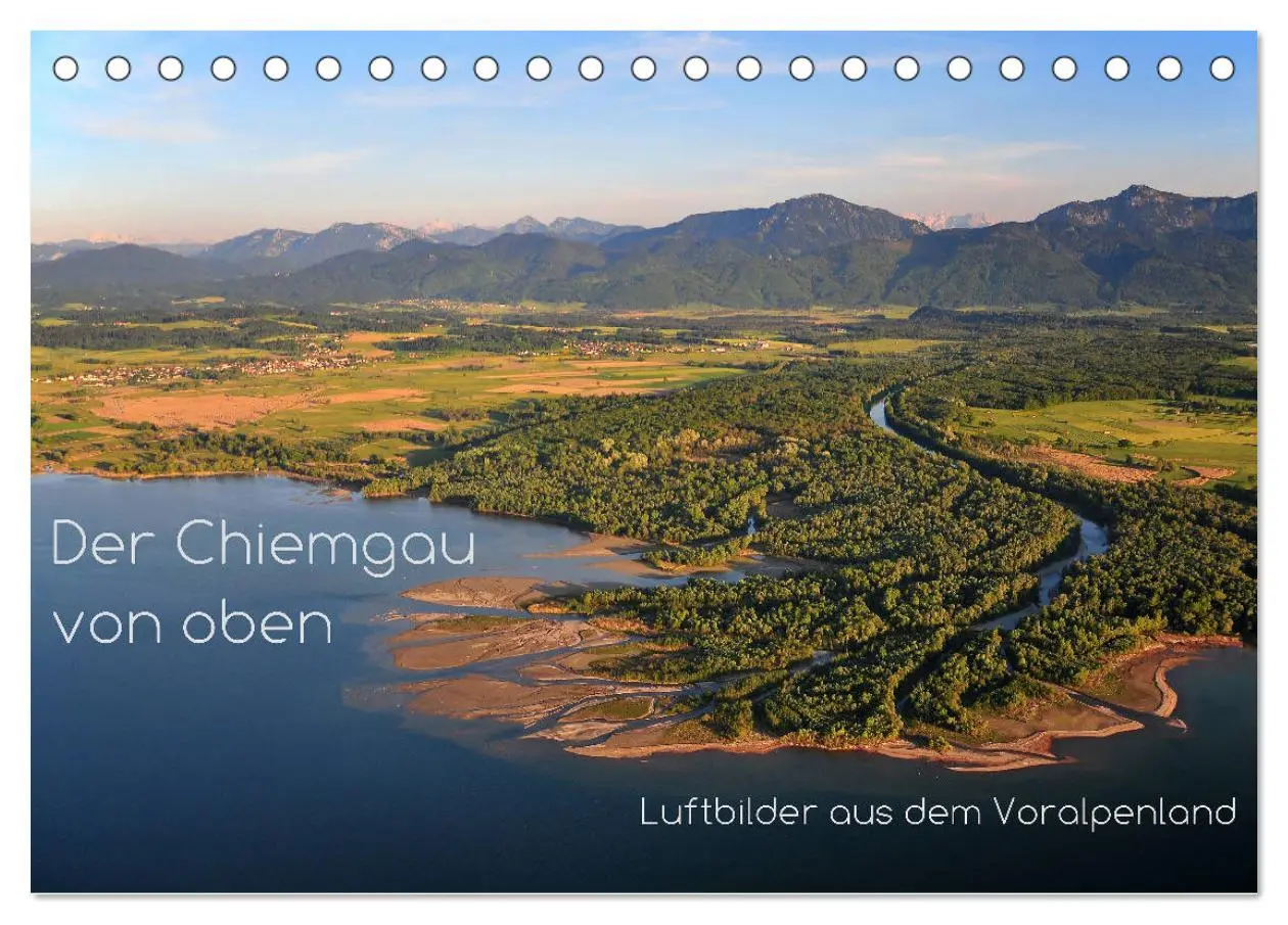 Cover: 9783516114799 | Der Chiemgau von oben (Tischkalender 2026 DIN A5 quer), CALVENDO...