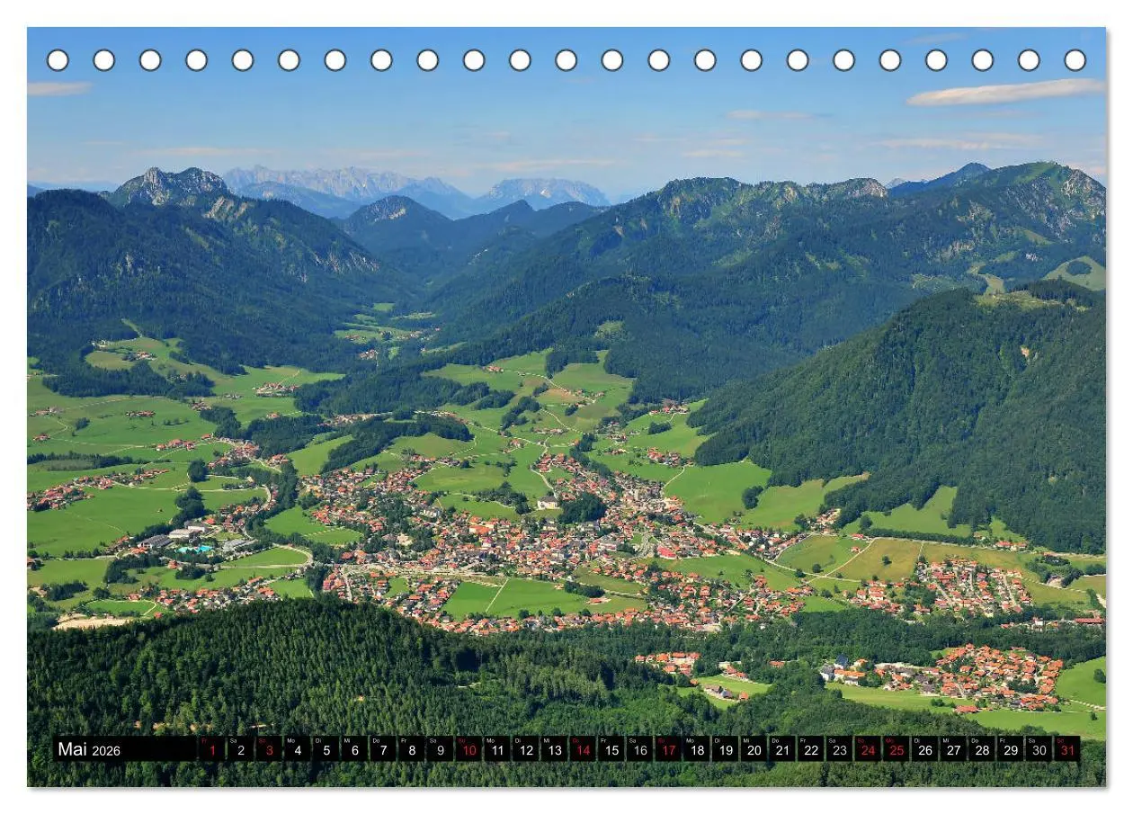 Bild: 9783516114799 | Der Chiemgau von oben (Tischkalender 2026 DIN A5 quer), CALVENDO...
