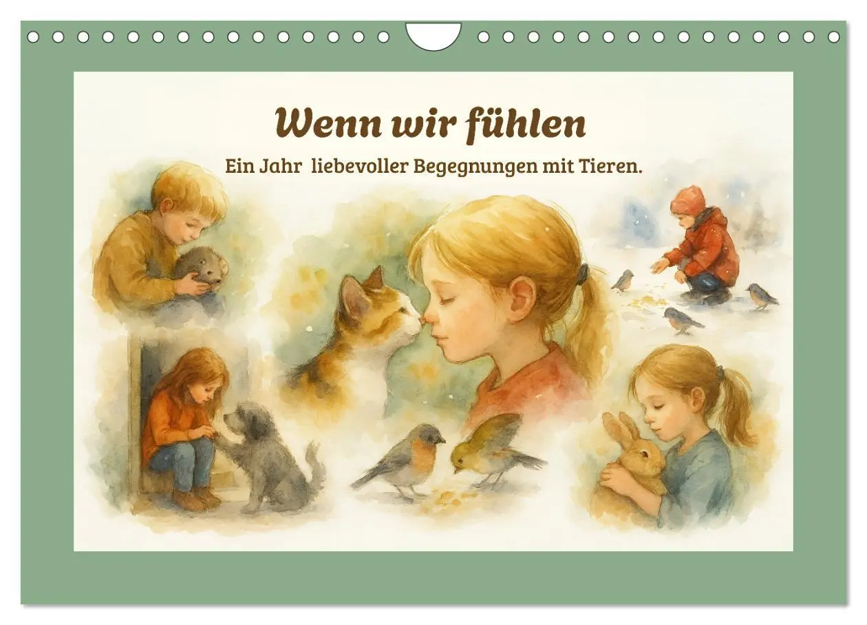 Cover: 9783516594799 | Wenn wir fühlen (Wandkalender 2026 DIN A4 quer), CALVENDO...
