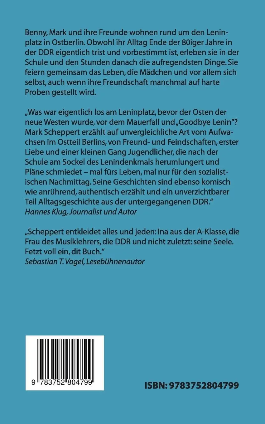 Rückseite: 9783752804799 | Leninplatz | Mark Scheppert | Taschenbuch | 148 S. | Deutsch | 2018